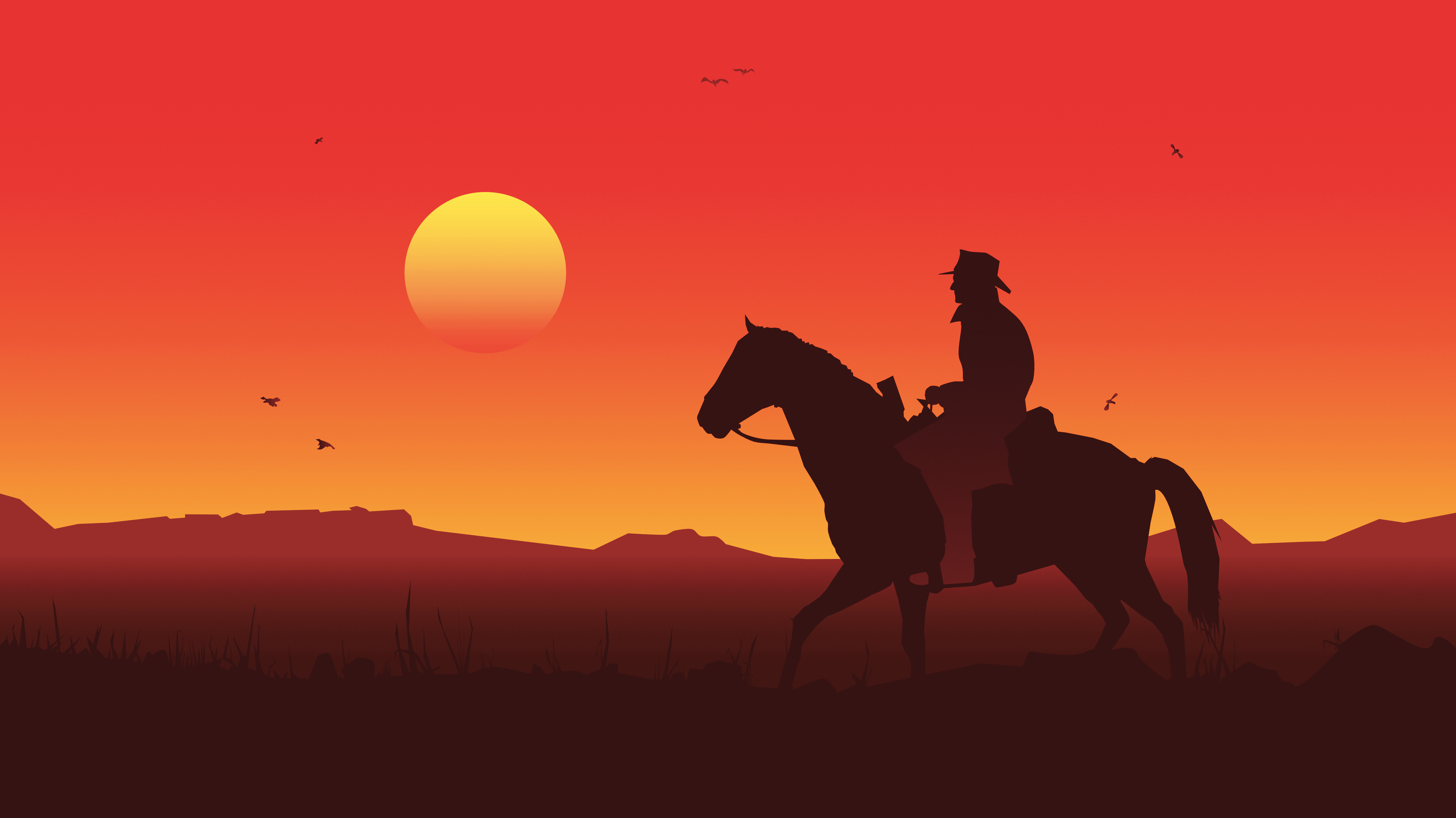 Red Dead Redemption 2 фон