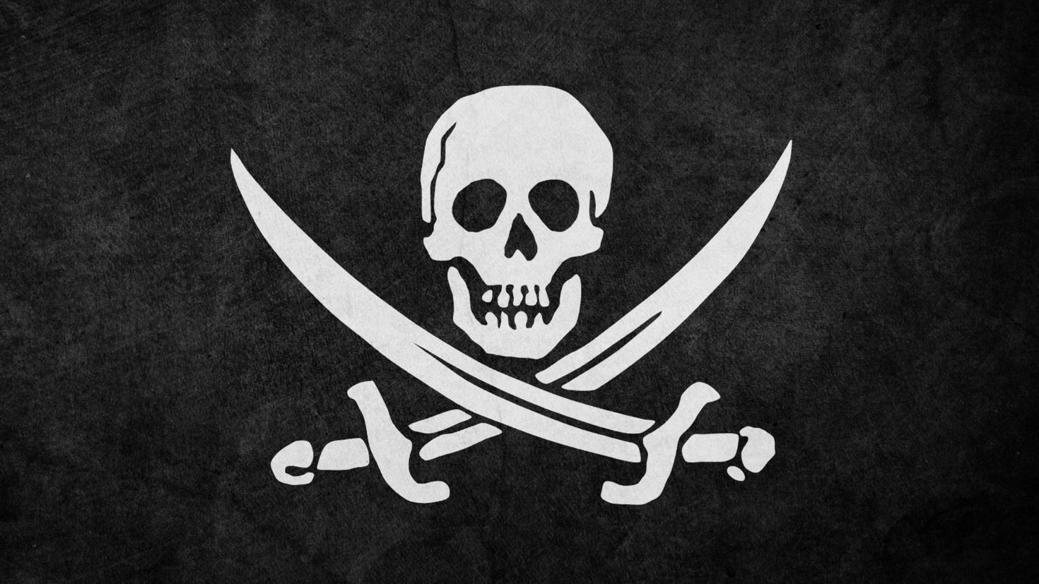фото пиратского флага с черепом