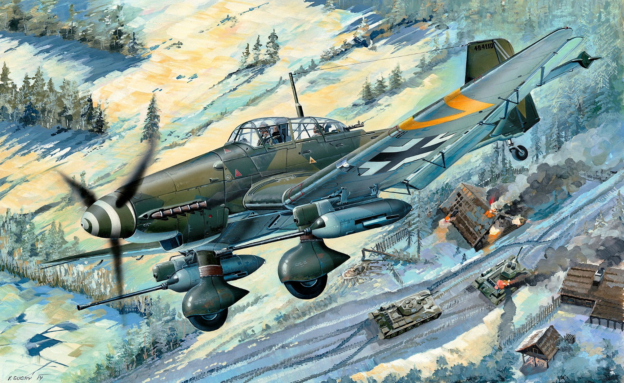 462894壁紙のダウンロードユンカース ju 87, 軍隊, 航空機, 戦闘機, 爆撃機-スクリーンセーバーと写真を無料で