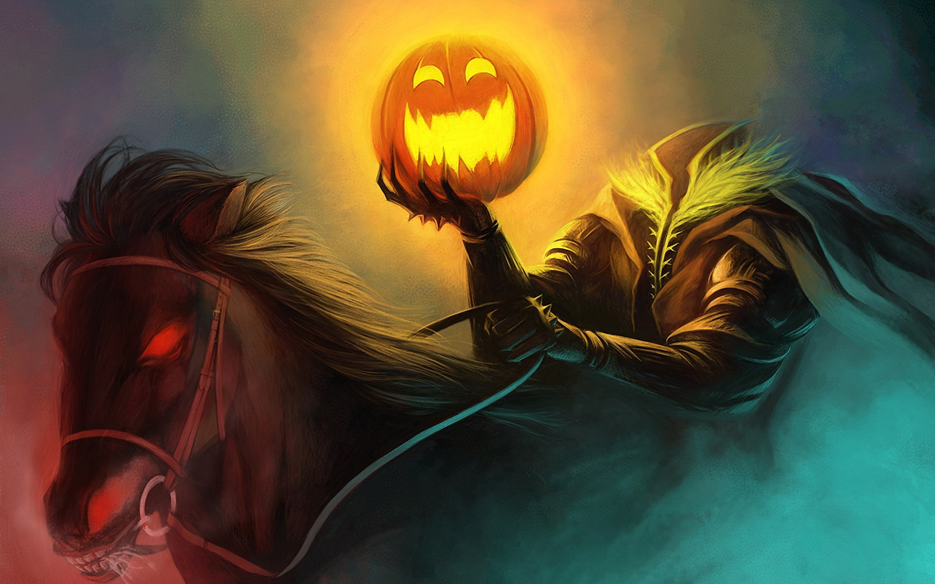 Download mobile wallpaper Halloween, Dark, Holiday, Creepy, Jack O' Lantern for free.