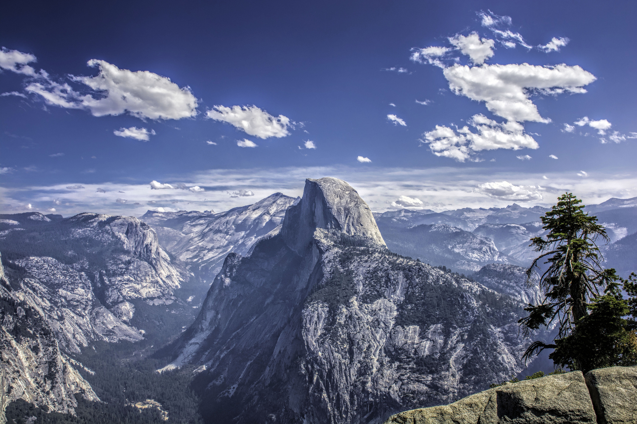 mountains, nature, sky, usa, vertex, united states, tops, california, yosemite Desktop home screen Wallpaper
