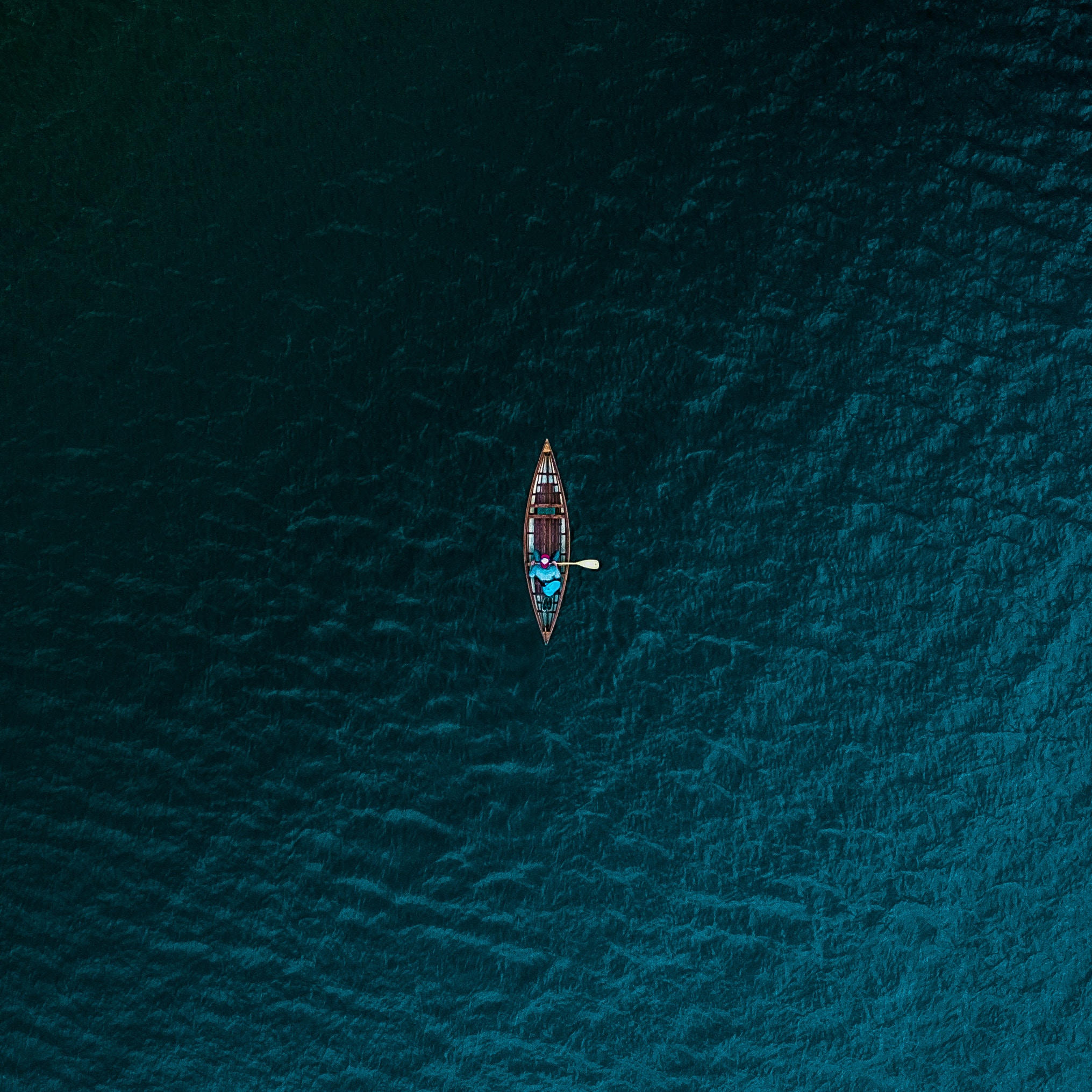 view from above, minimalism, water, sea, boat for android