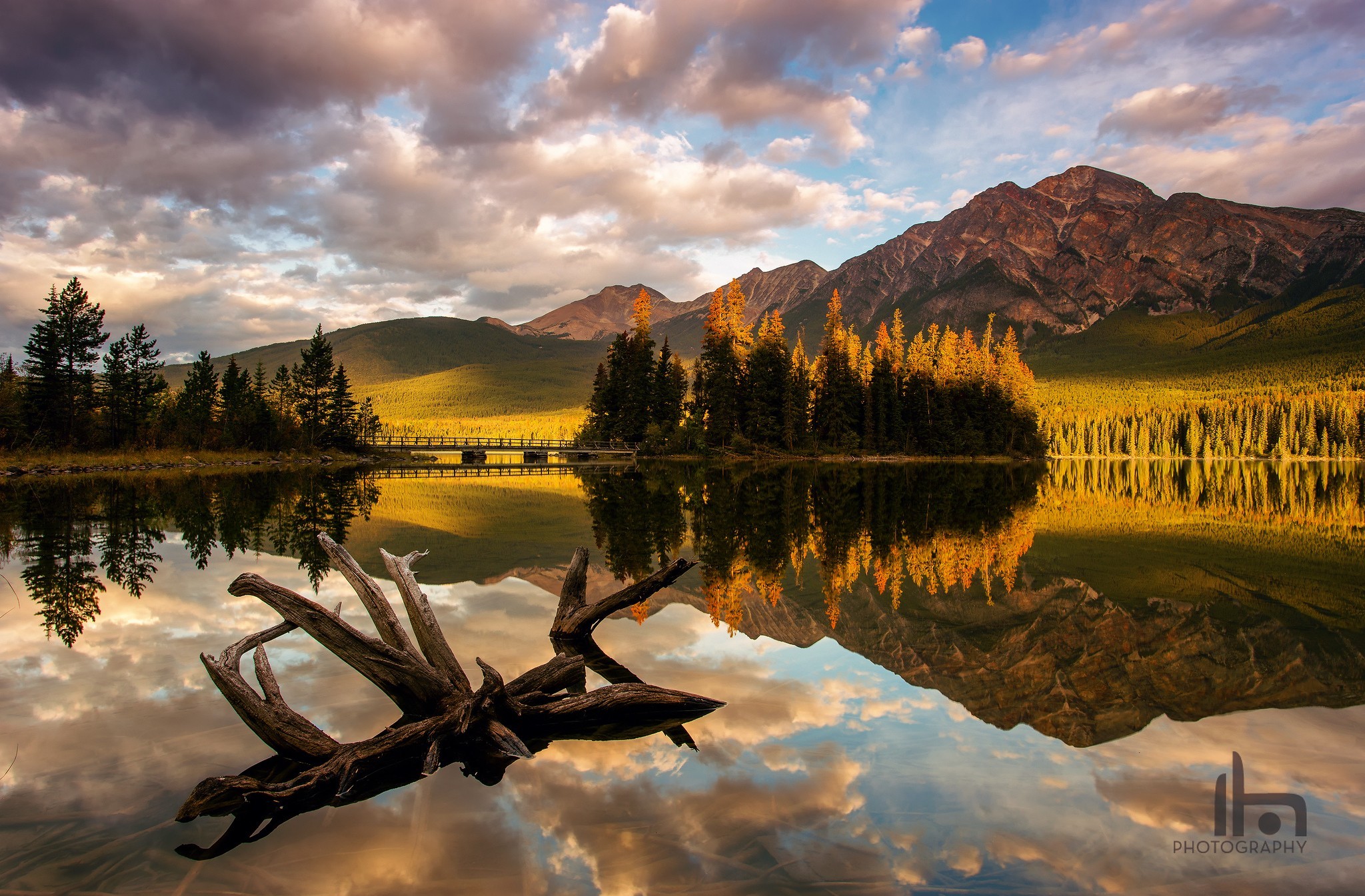 canada, earth, lake, alberta, cloud, jasper national park, mountain, reflection, sunlight, lakes