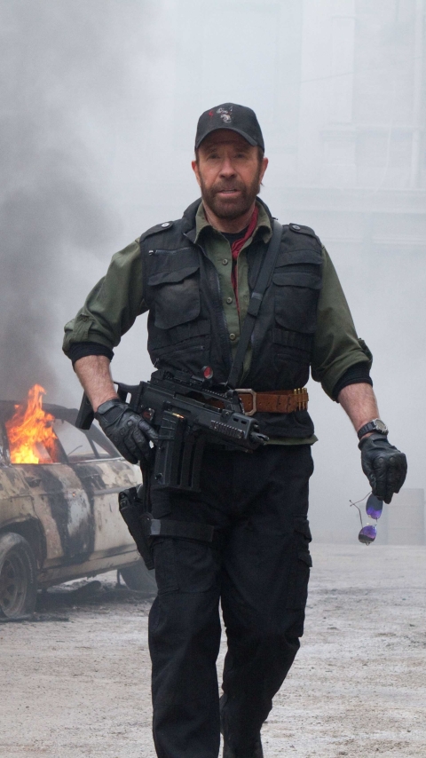 movie, the expendables 2, chuck norris, booker (the expendables), the expendables HD wallpaper
