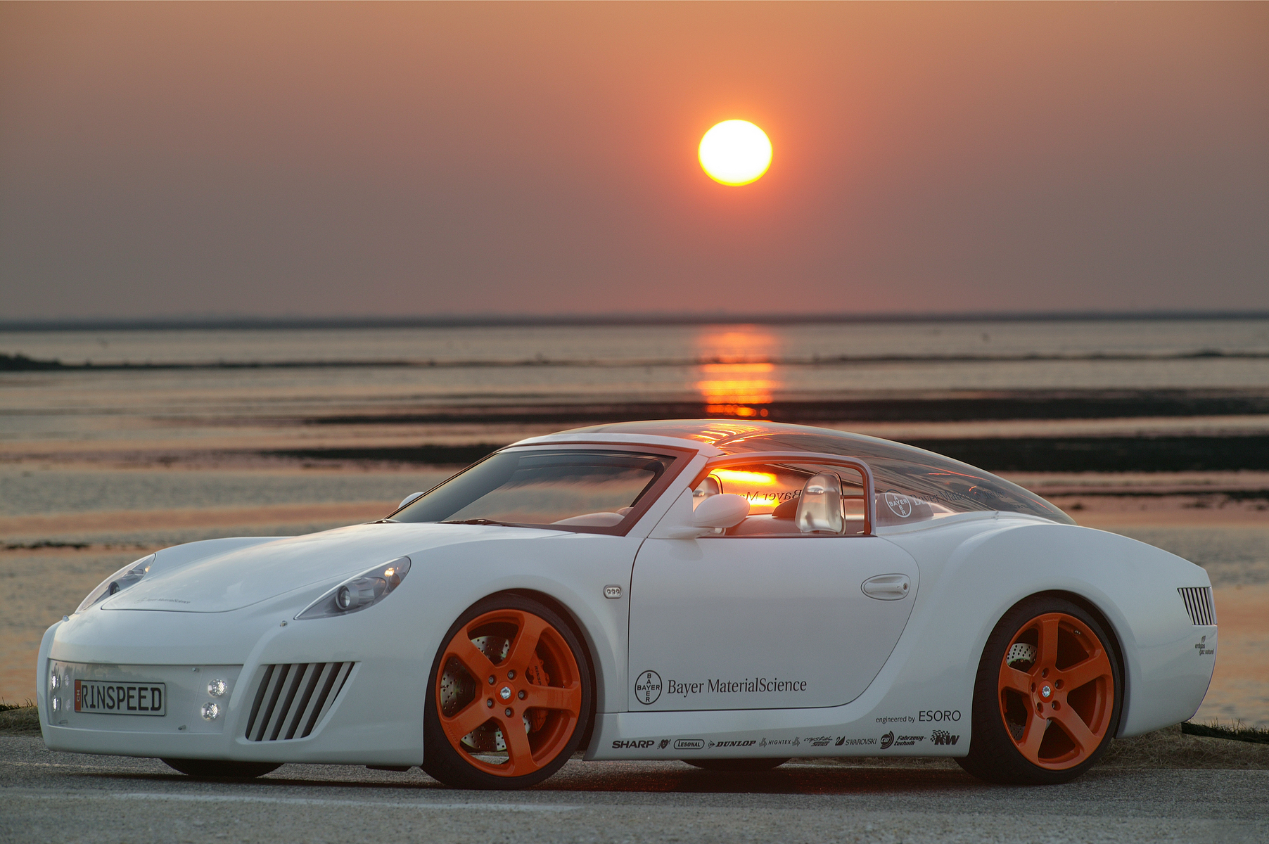Handy-Wallpaper Auto, Sunset, Transport, Porsche kostenlos herunterladen.