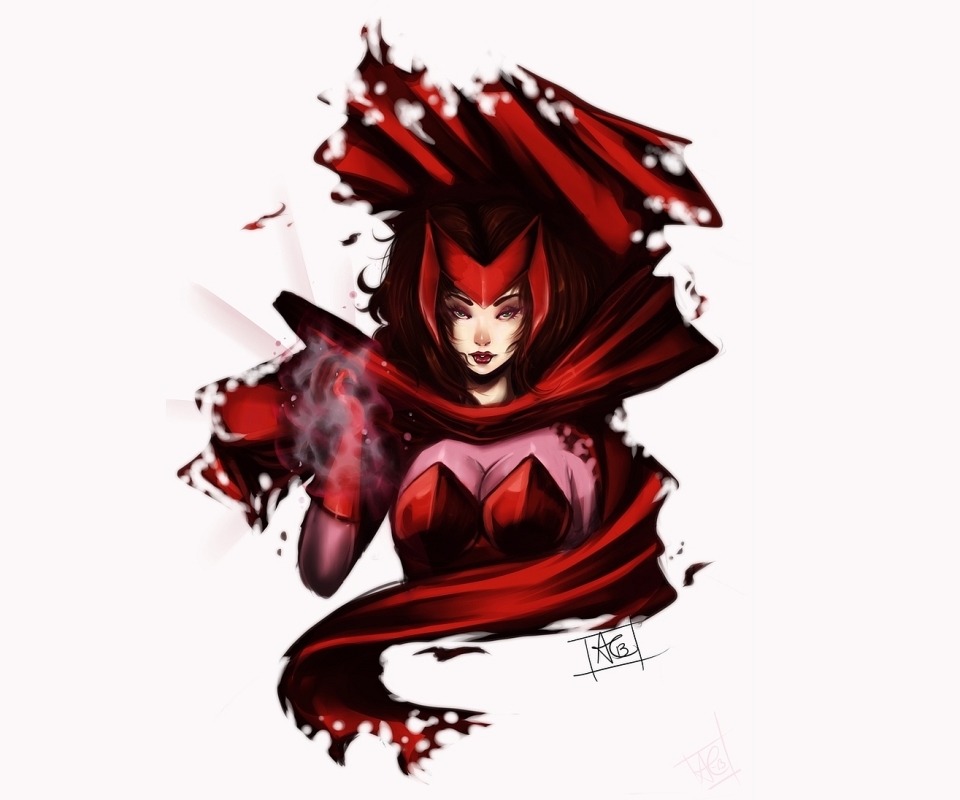 Comics Scarlet Witch HD Wallpaper