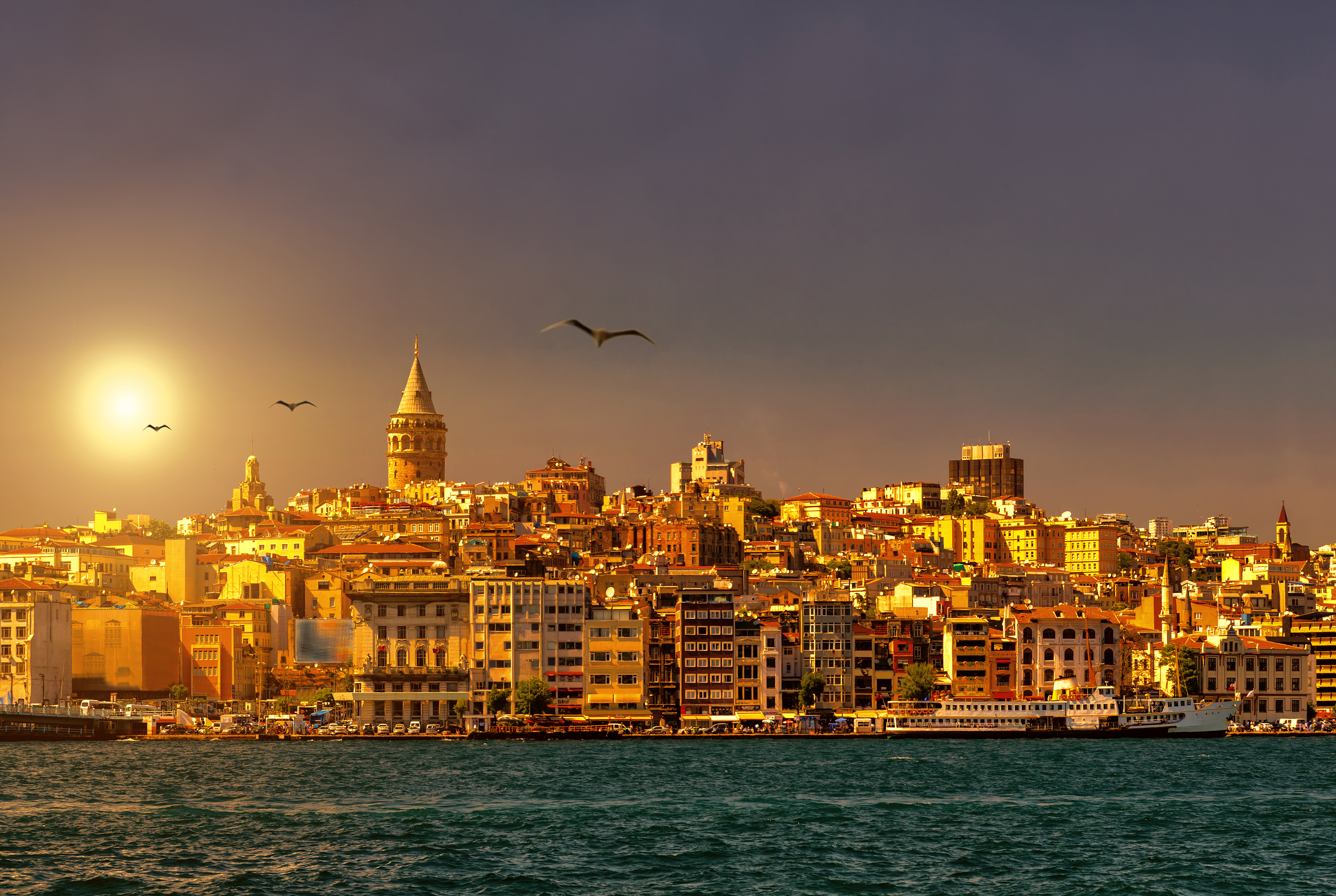 turkey, man made, istanbul, city, golden, cities