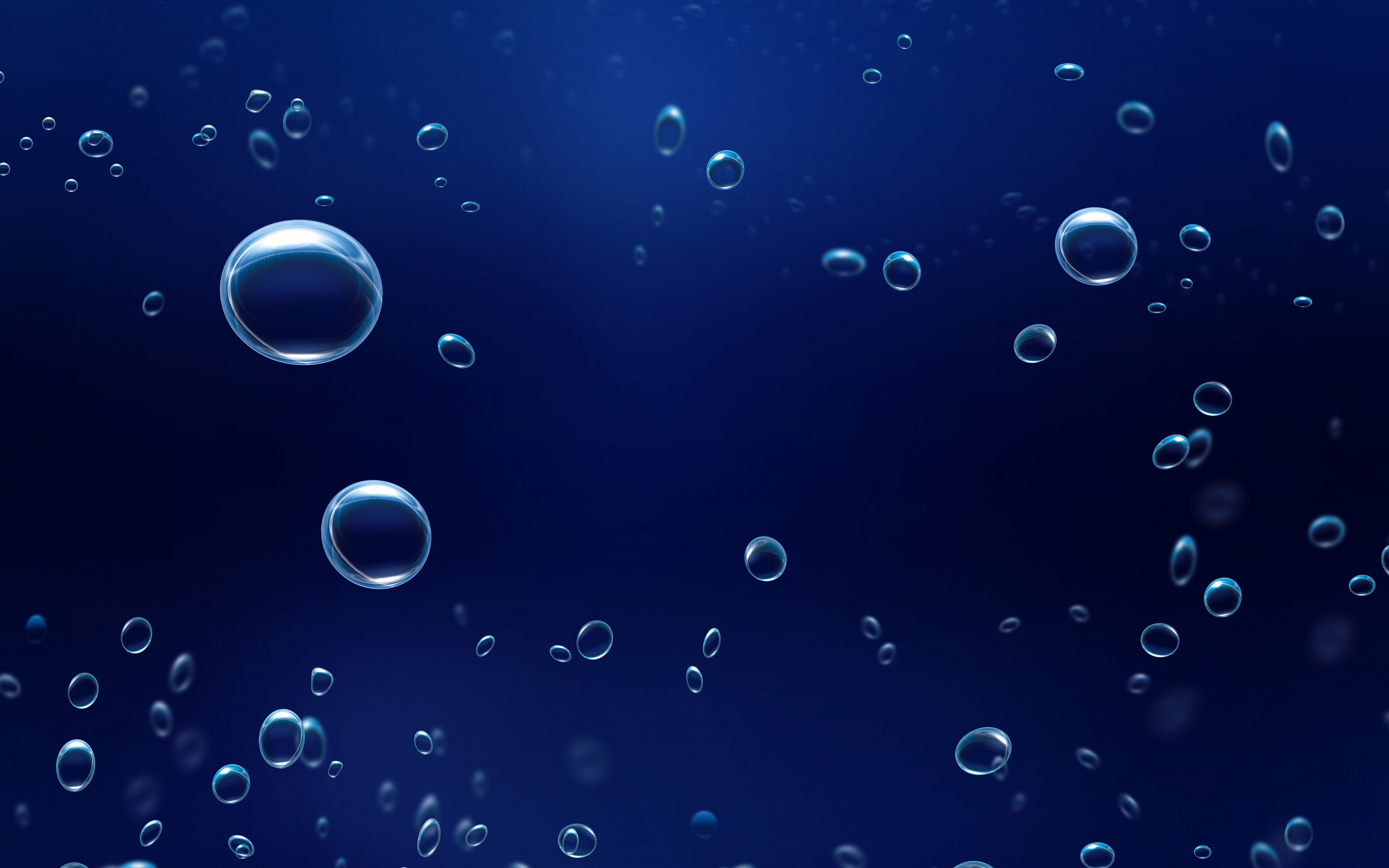 Пузырьки под водой