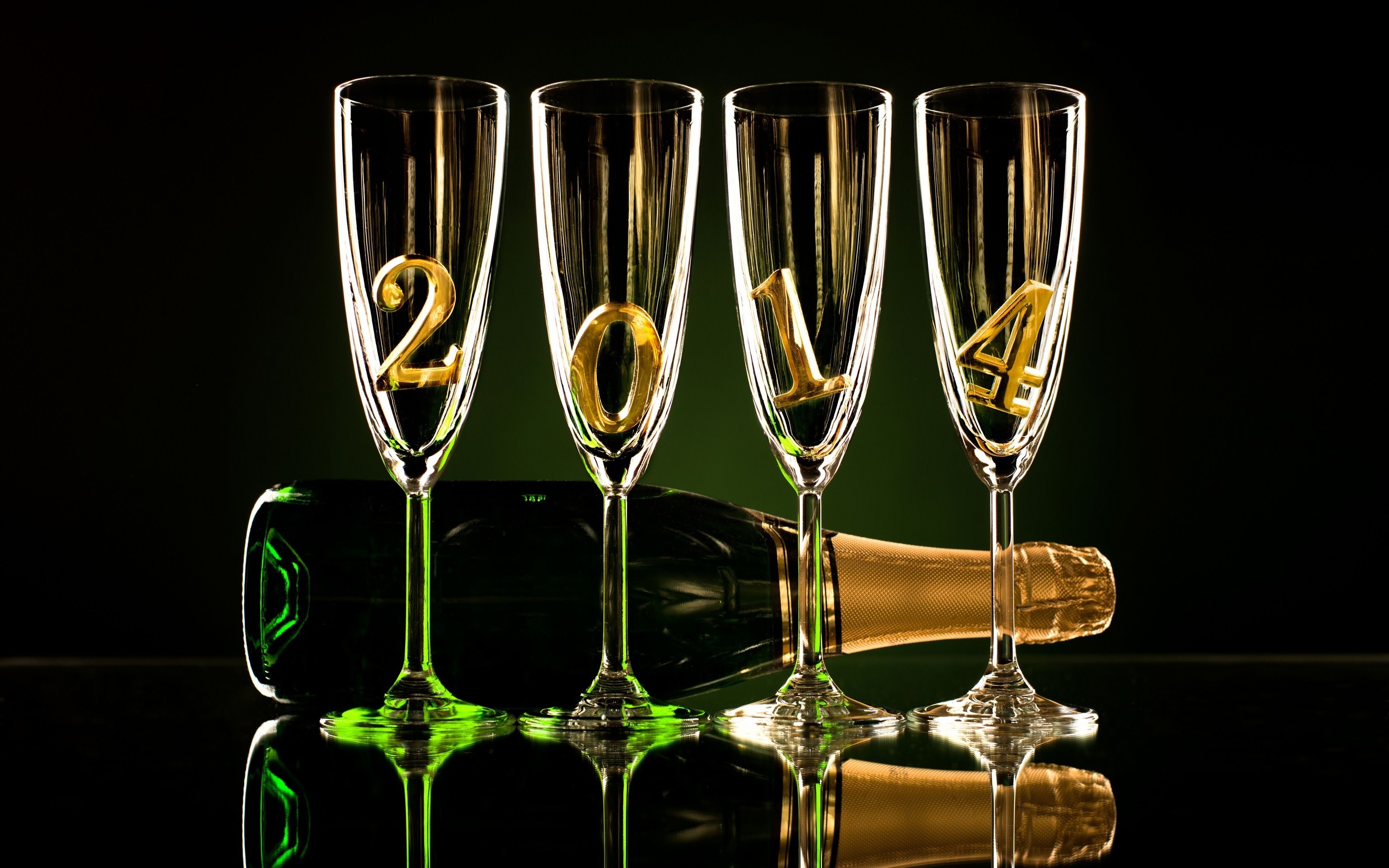 621681 скачать обои стекло, новый год, праздничные, новый год 2014 - заставки и картинки бесплатно