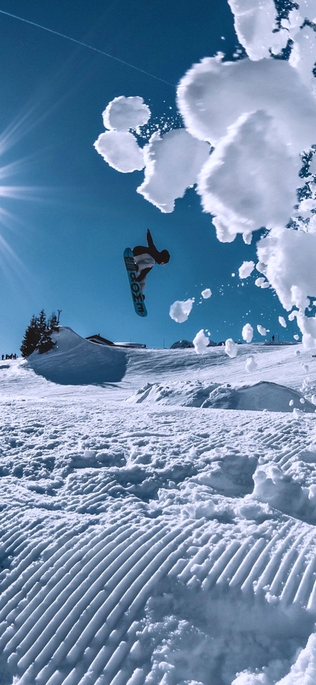 32k Wallpaper Snowboarding 