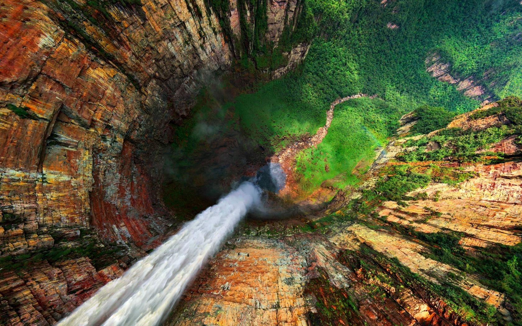 Download mobile wallpaper Landscape, Waterfalls for free.