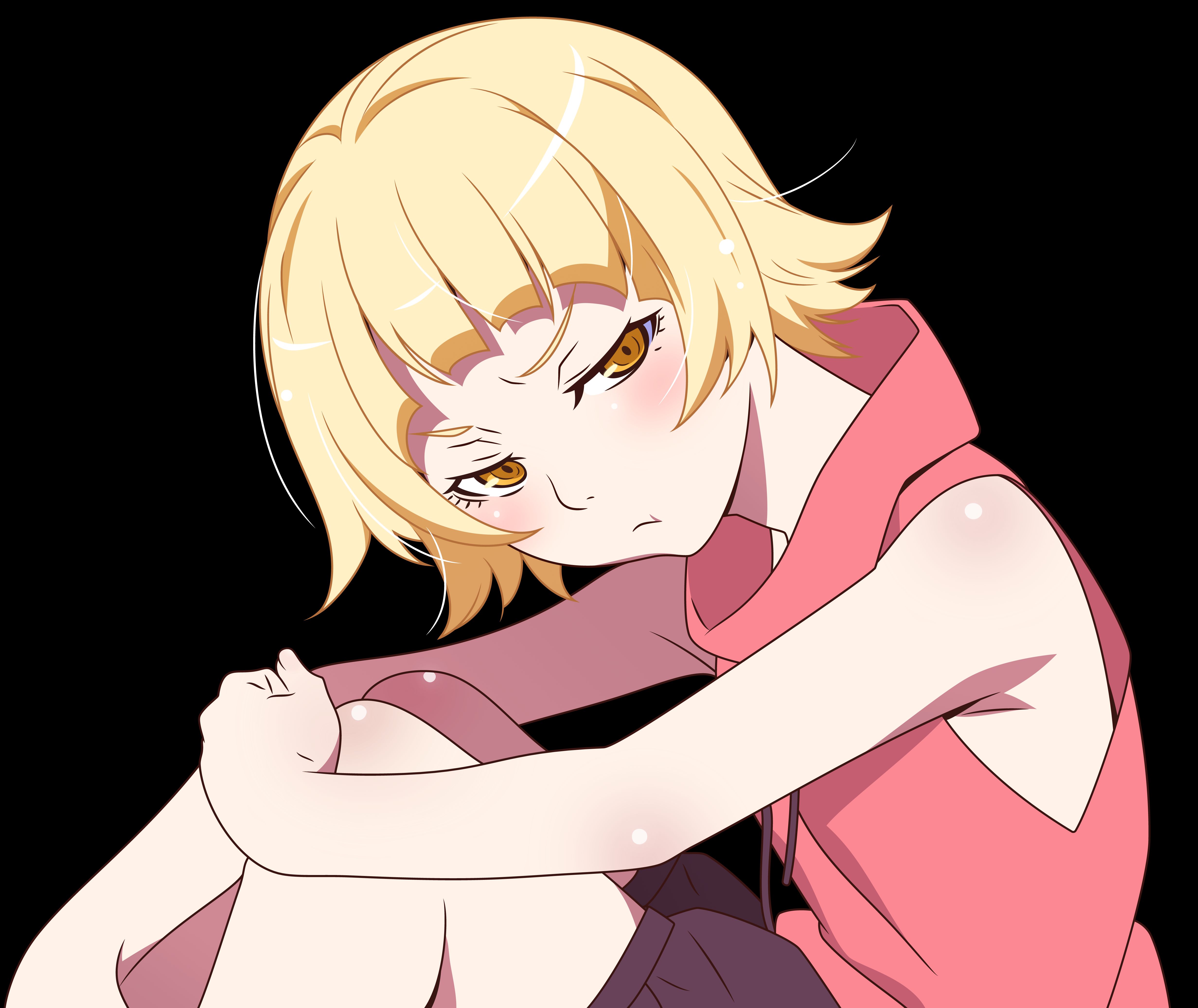 Шинобу. Shinobu Oshino. Шинобу Мисоно. Kizumonogatari Shinobu. Шинобу Ошино с короткими волосами.