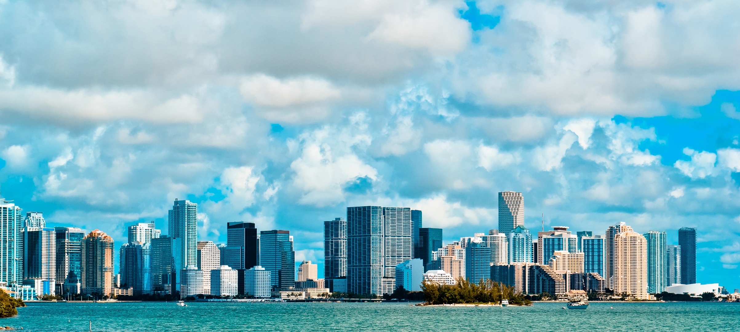 building, high rise buildings, miami, cities, sky, clouds, usa, united states, america, florida, miami beach