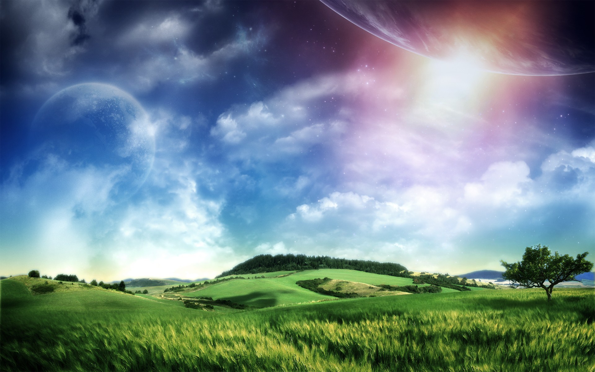 Laden Sie das Sky, Sun, Landschaft-Bild kostenlos auf Ihren PC-Desktop herunter