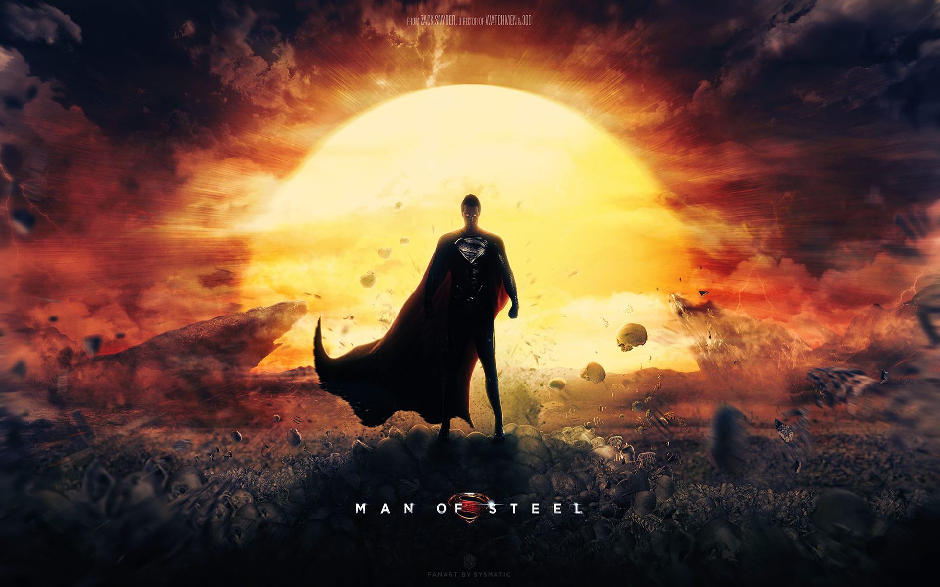 wallpapers superman, man of steel, movie