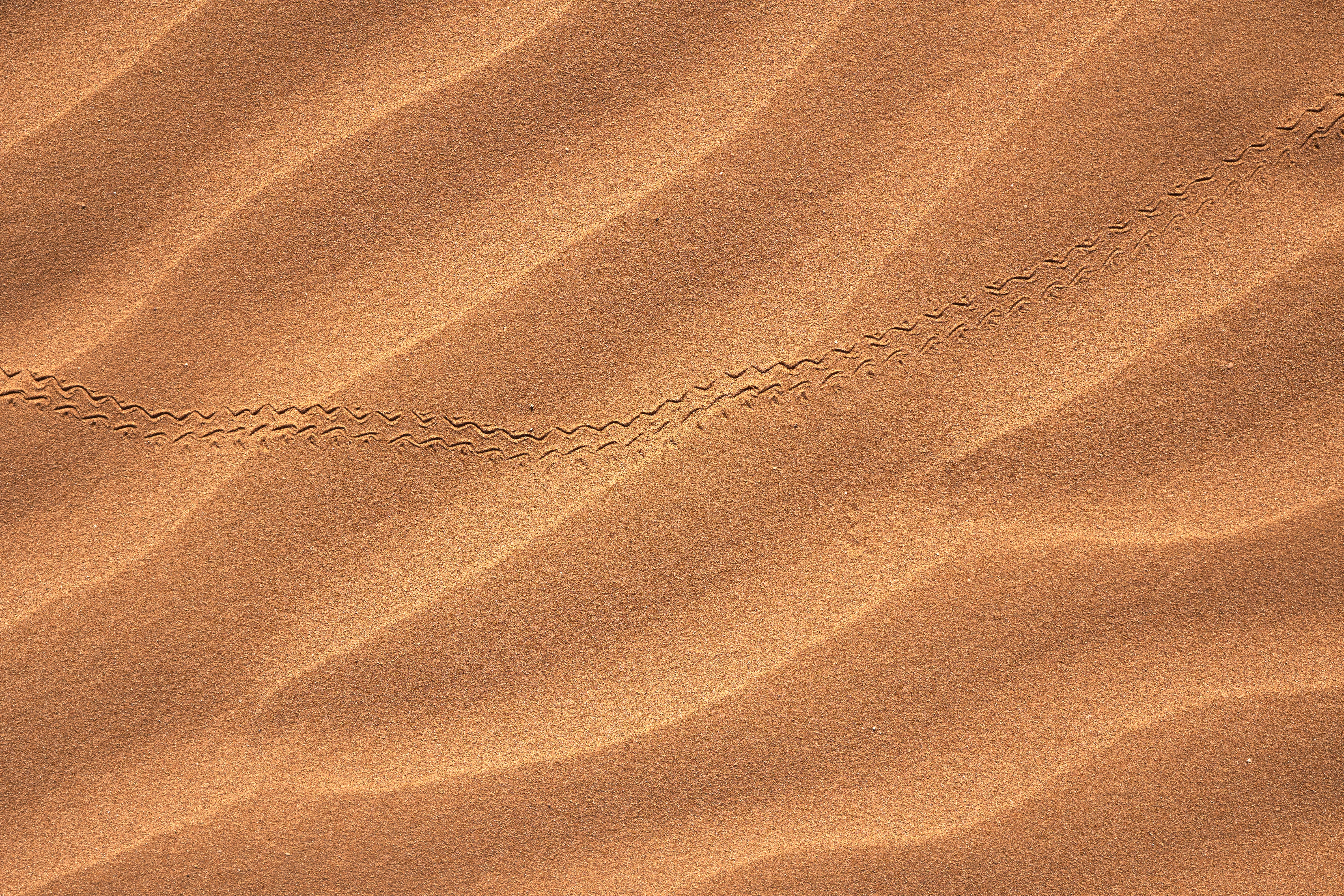 Download mobile wallpaper Dunes, Sand, Track, Desert, Trace, Nature for free.