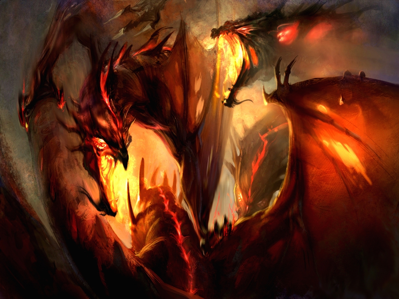 dragons, fantasy Ultra HD, Free 4K, 32K