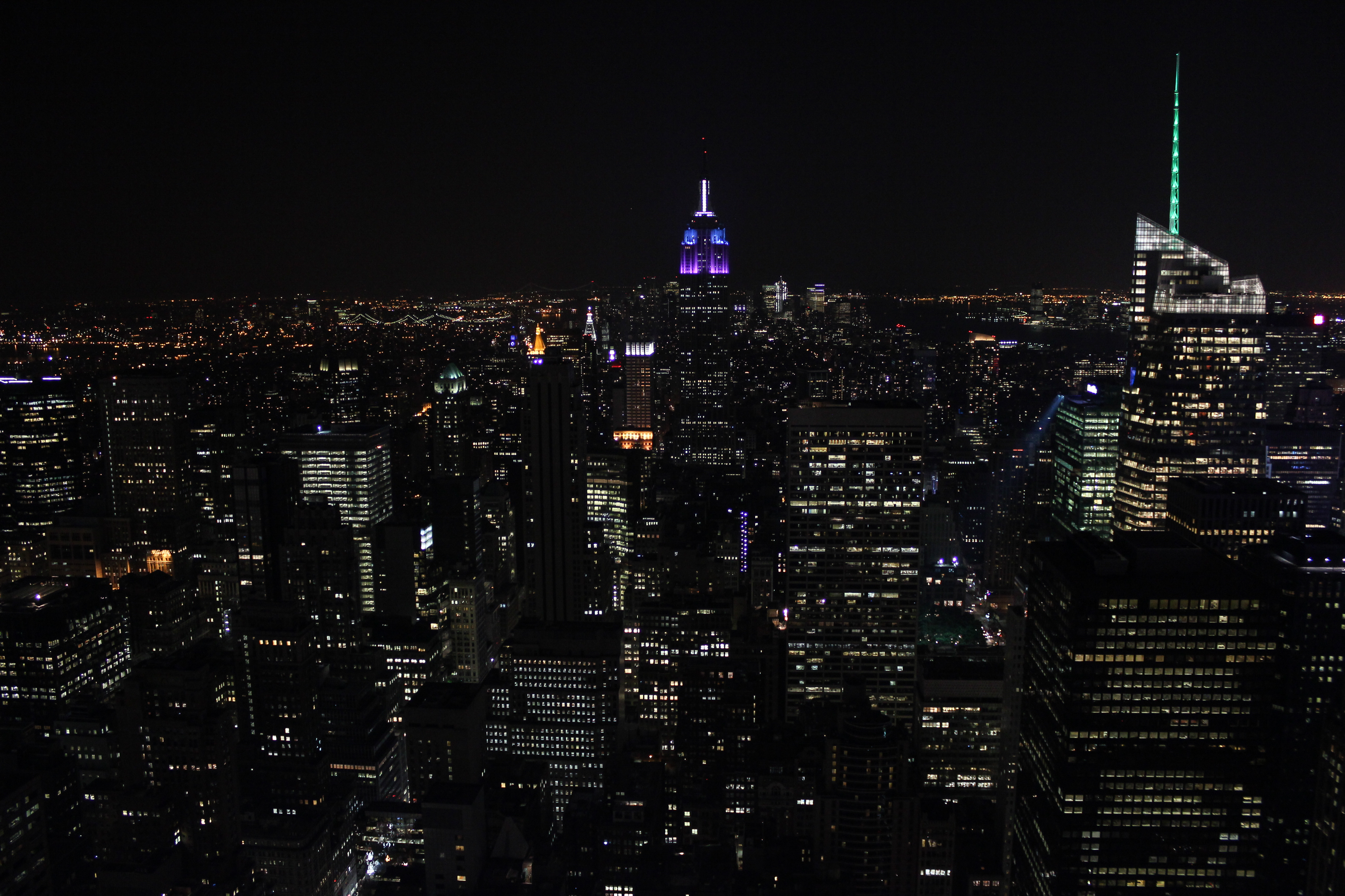 無料モバイル壁紙米国, 高層ビル, 高 層 ビル, ニューヨーク州, シティライツ, 暗い, 地平線, ナイトシティ, 街の明かり, ナイト, 夜の街, 闇, ニューヨークをダウンロードします。