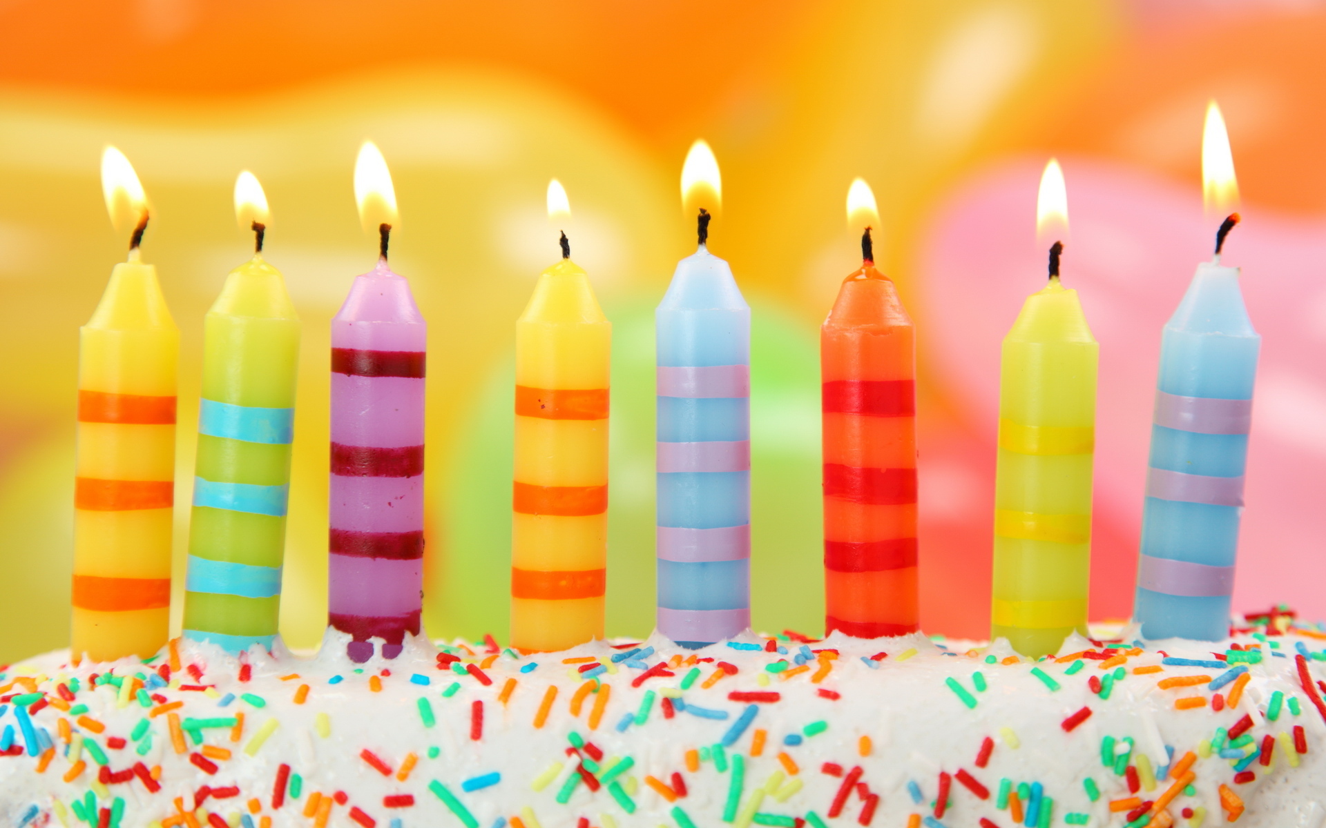 colorful, candle, holiday, birthday iphone wallpaper