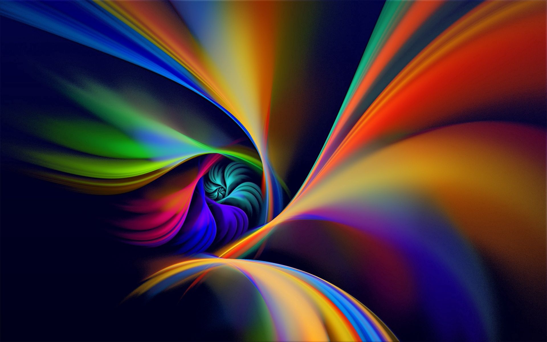 rotation, multicolored, abstract, motley, lines, spiral wallpapers for tablet