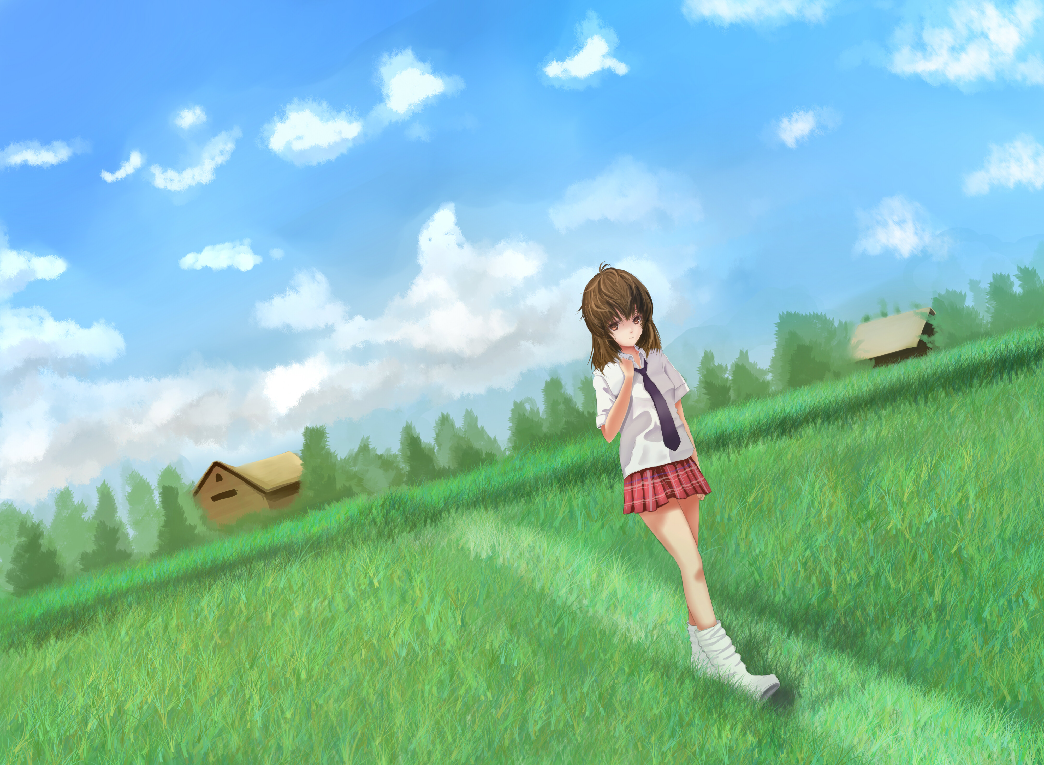 flower fields, grass and scenery 4 anime - v1.0 | Stable Diffusion LoRA |  Civitai