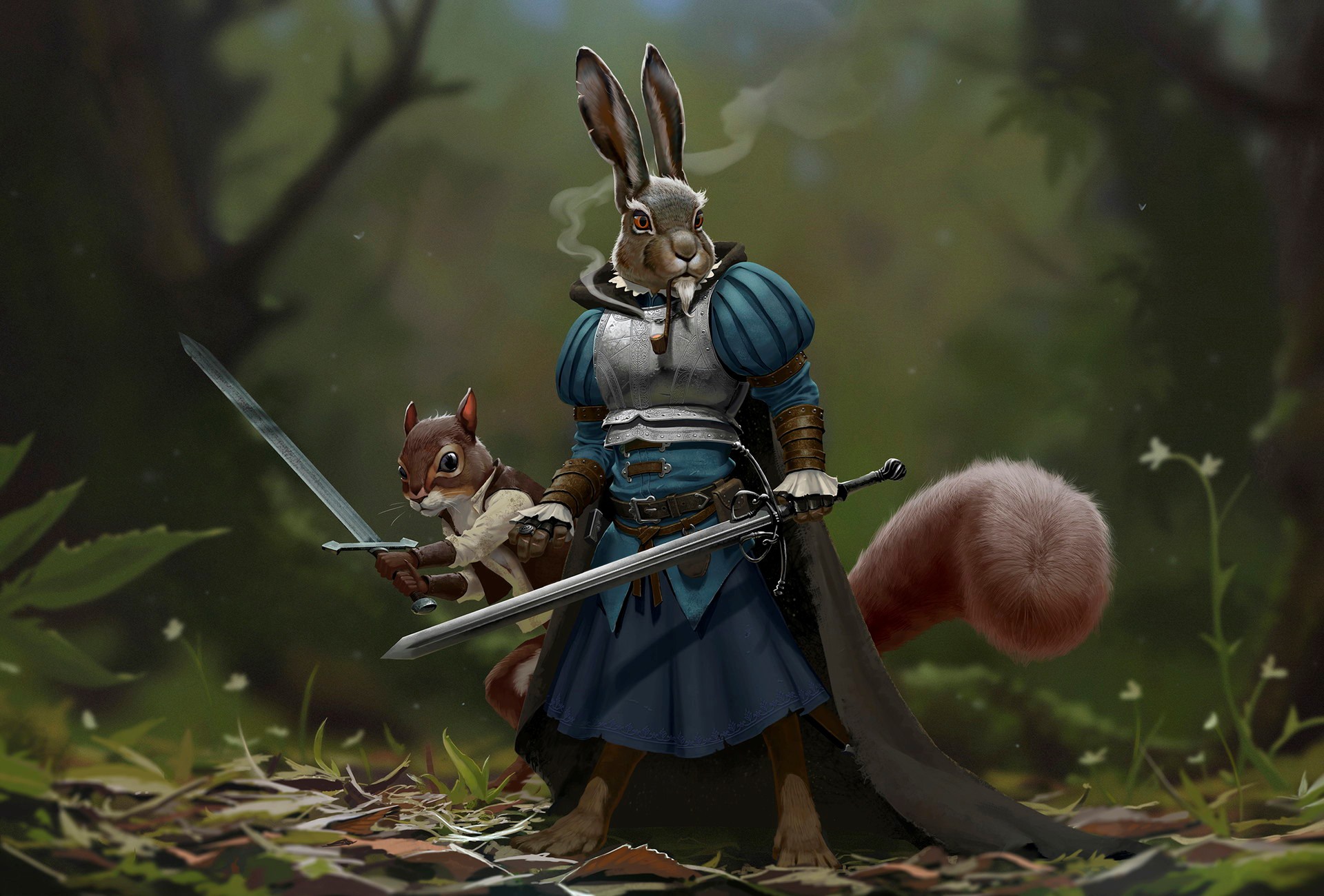 Кролик воин