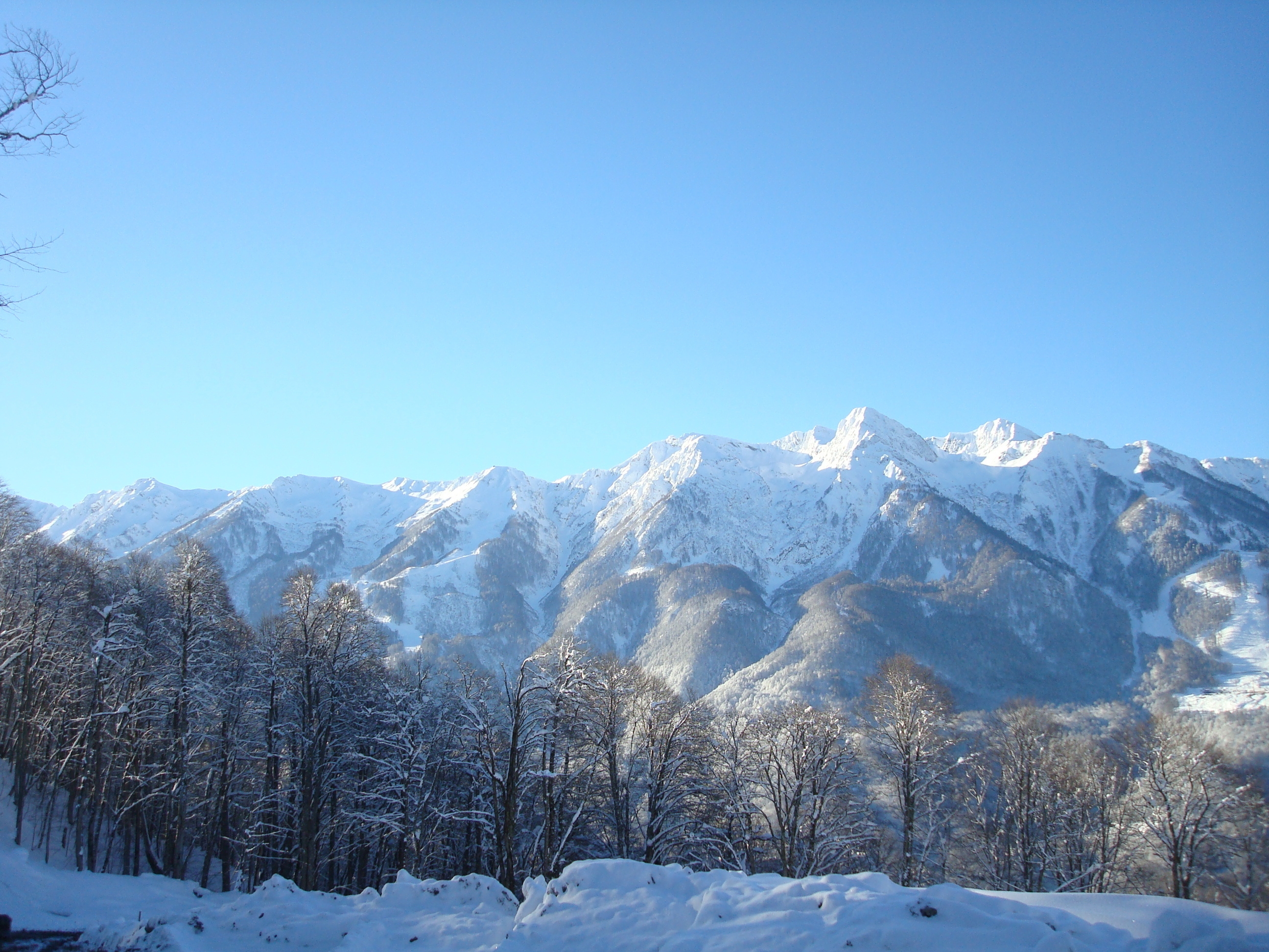 56227 Hintergrundbild herunterladen natur, mountains, schnee, grat, wirbelsäule, kaukasus - Bildschirmschoner und Bilder kostenlos