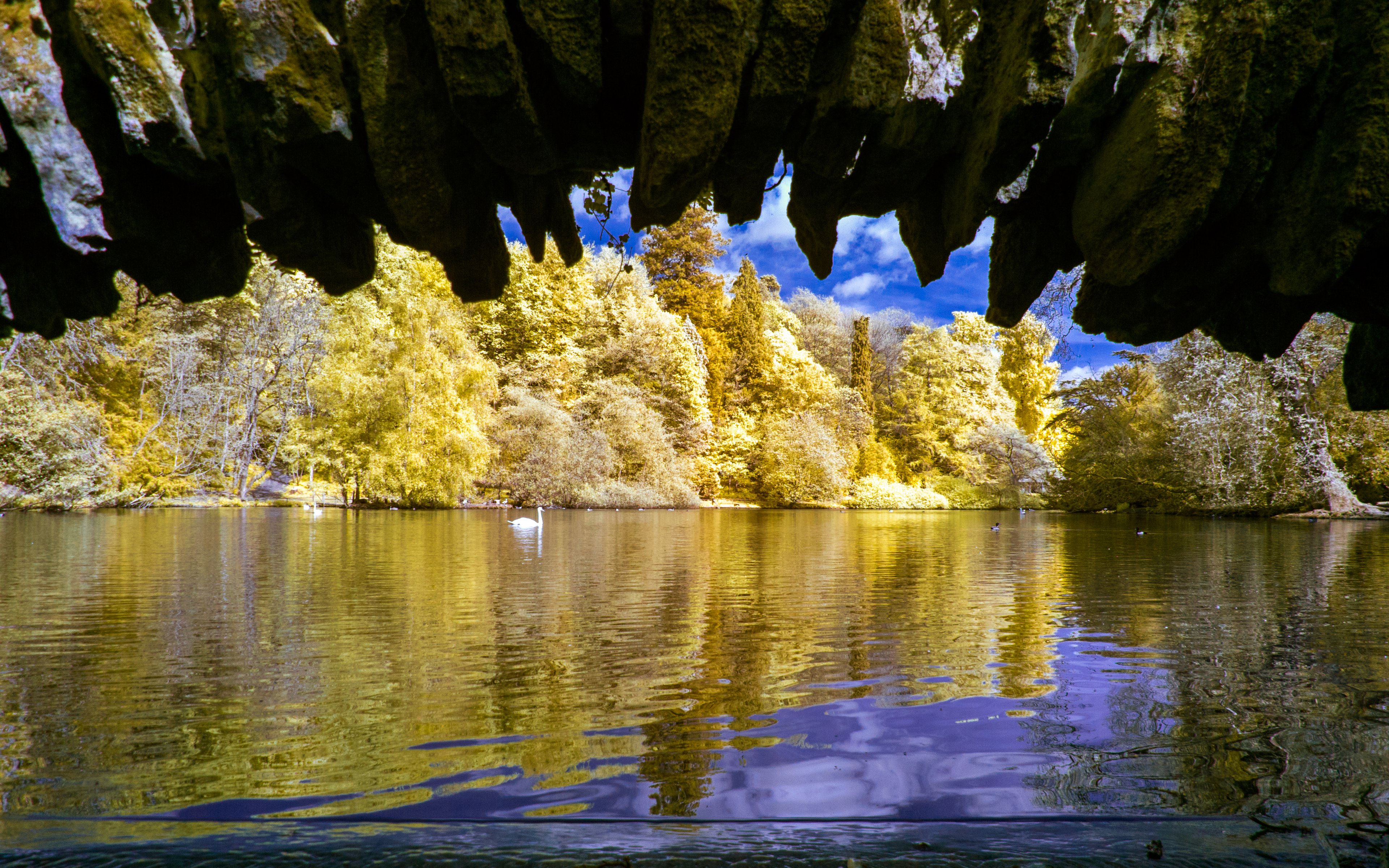 reflection, earth, lake, arch, nature, water, lakes Desktop home screen Wallpaper