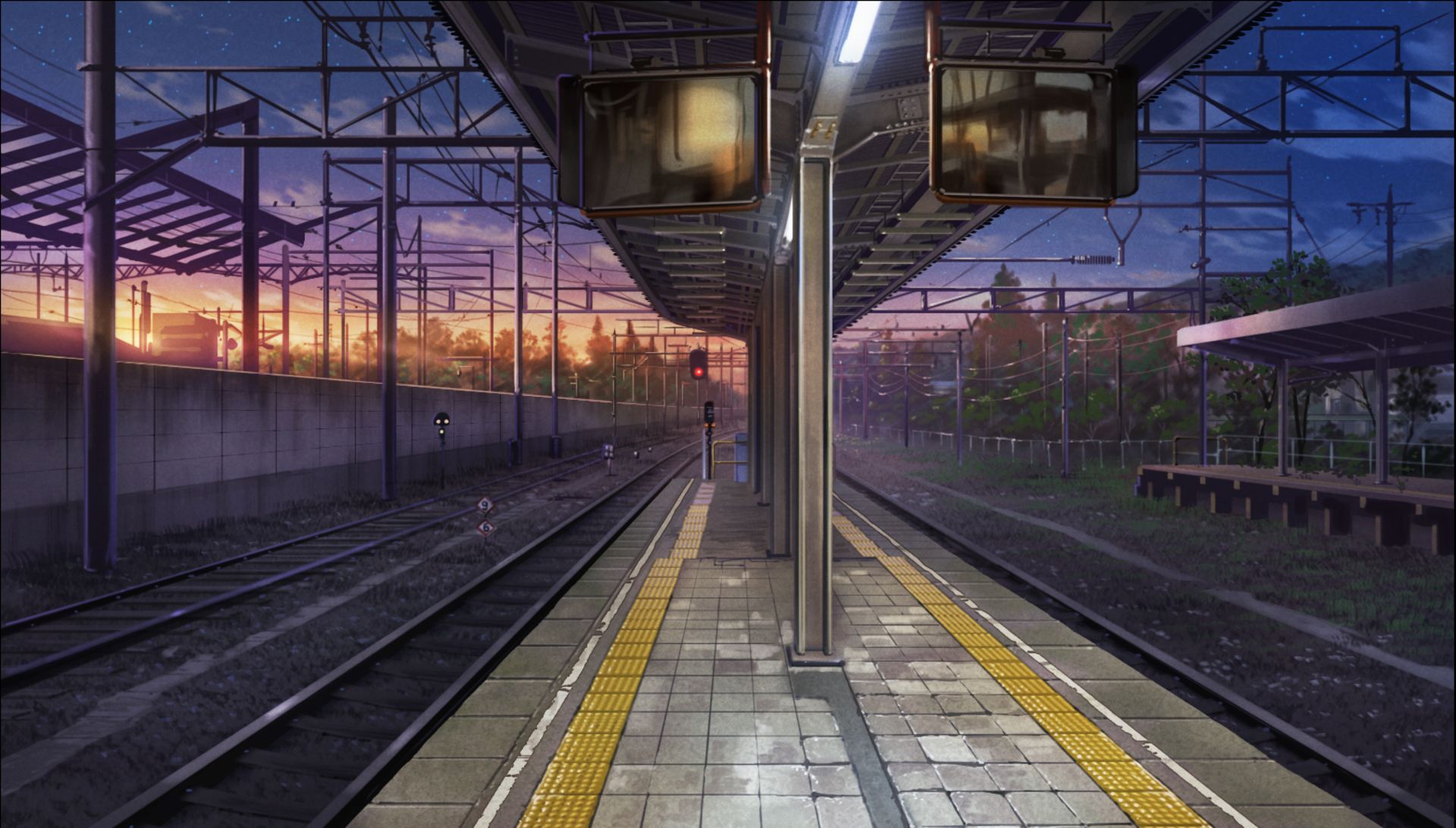 Wallpaper : anime, landscape, train station 2362x1575 - AJIraq - 1774489 -  HD Wallpapers - WallHere