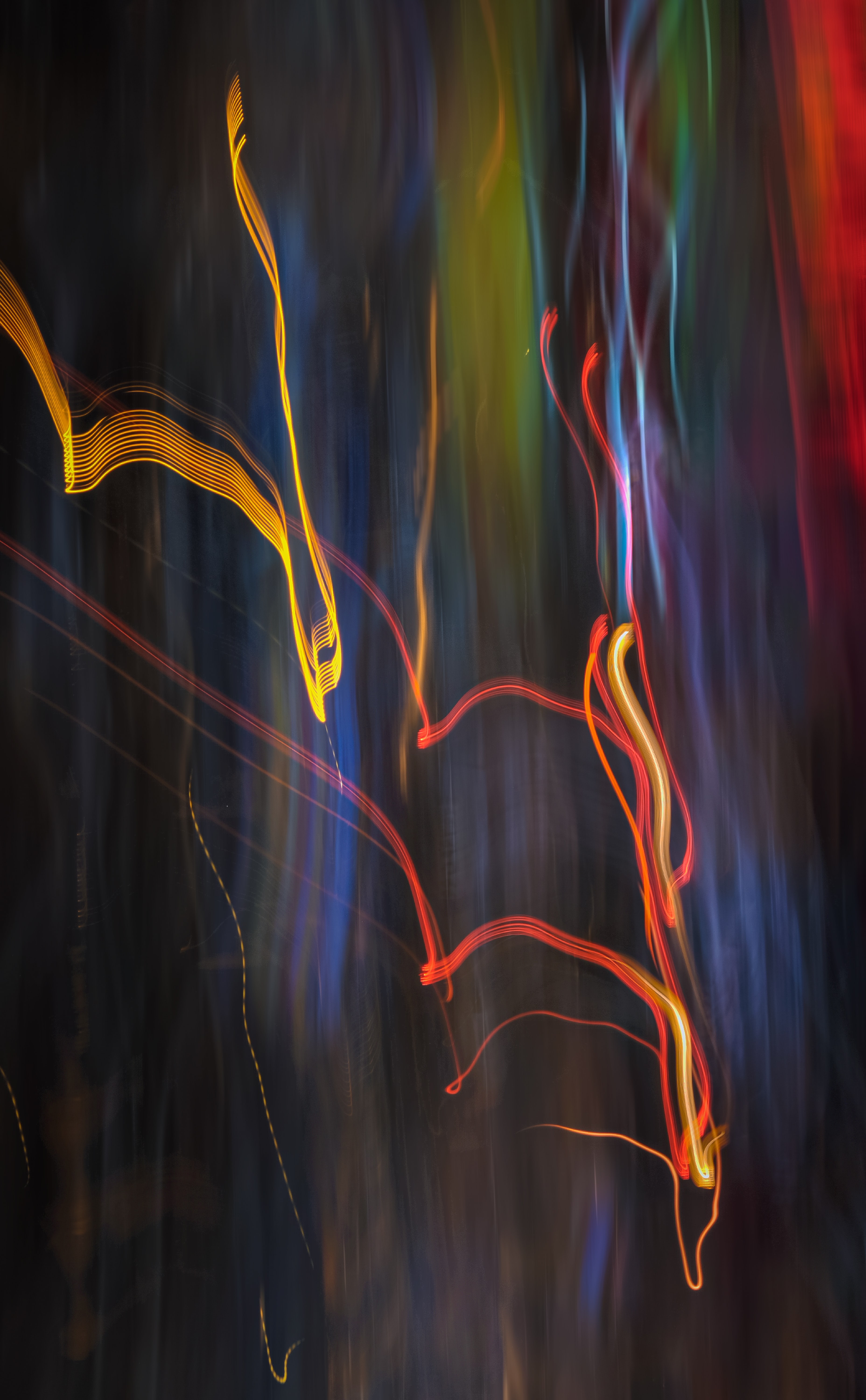 Download mobile wallpaper Long Exposure, Freezelight, Smooth, Shine, Light, Blur, Abstract for free.