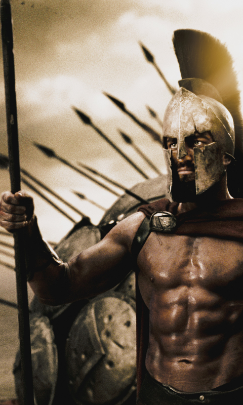 300 (movie), movie, 300, spear, shield, gerard butler, helmet, warrior, spartan