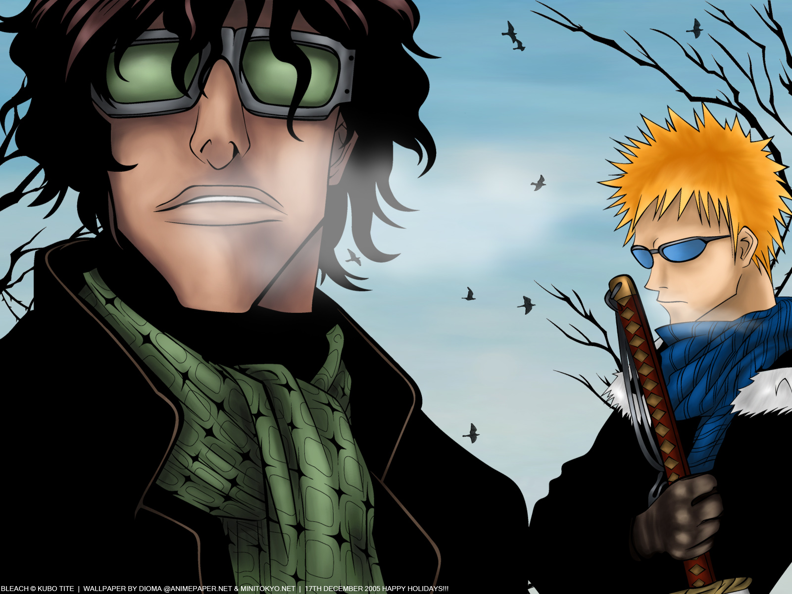 Chad & Ichigo with Xcution, sado yasutora, ichigo kurosaki, group, anime,  fullbringer, HD wallpaper