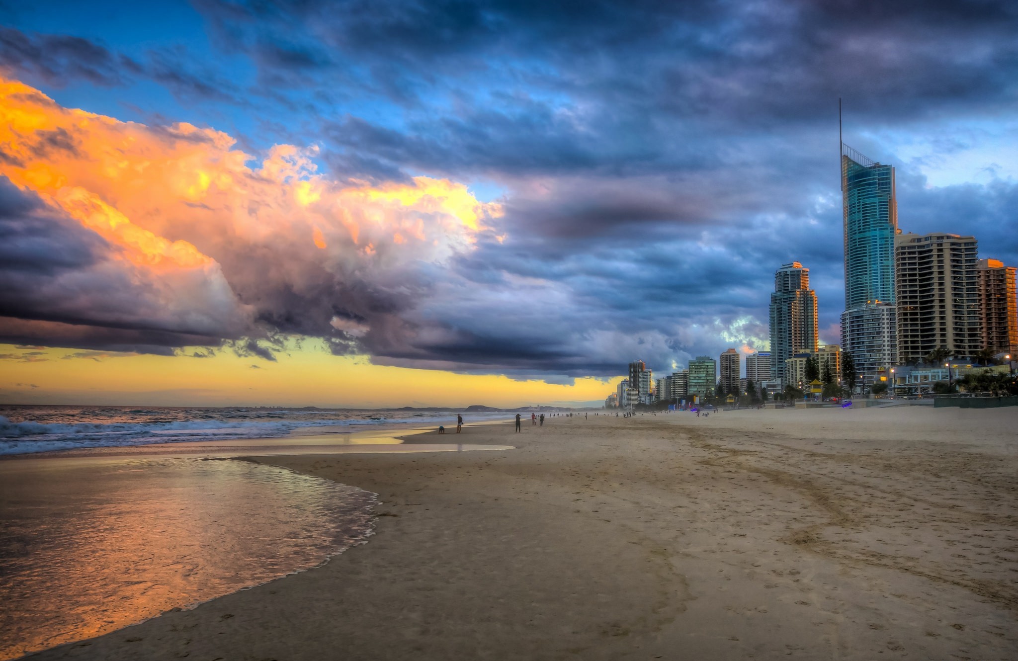 Пляж Голд Кост в Австралии
