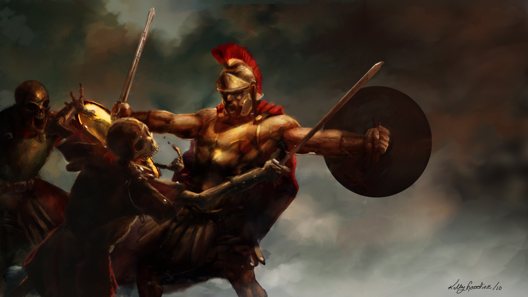 Римский Легион против спартанцев