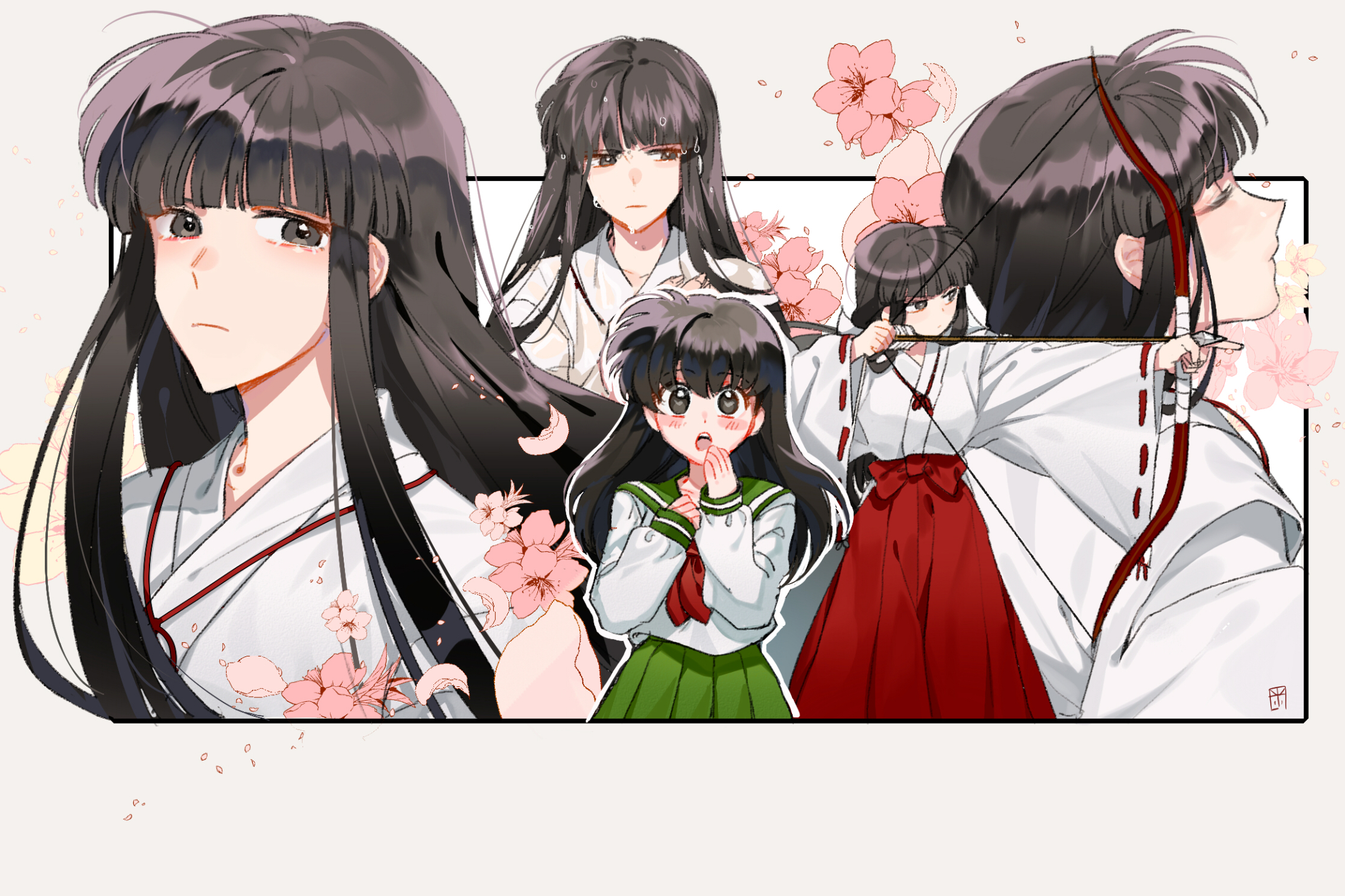 Inuyasha and Kagome Wallpapers Discover more anime Inuyasha Kagome Kagome  Higurashi Manga wallpaper httpswwwkolpaperc  Anime Top anime  series Inuyasha