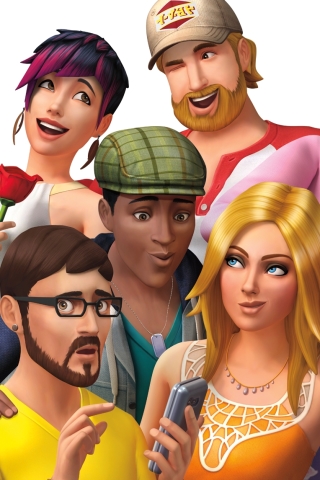 The Sims Mobile Wallpaper: Vacaplanta Digital (Instant Download