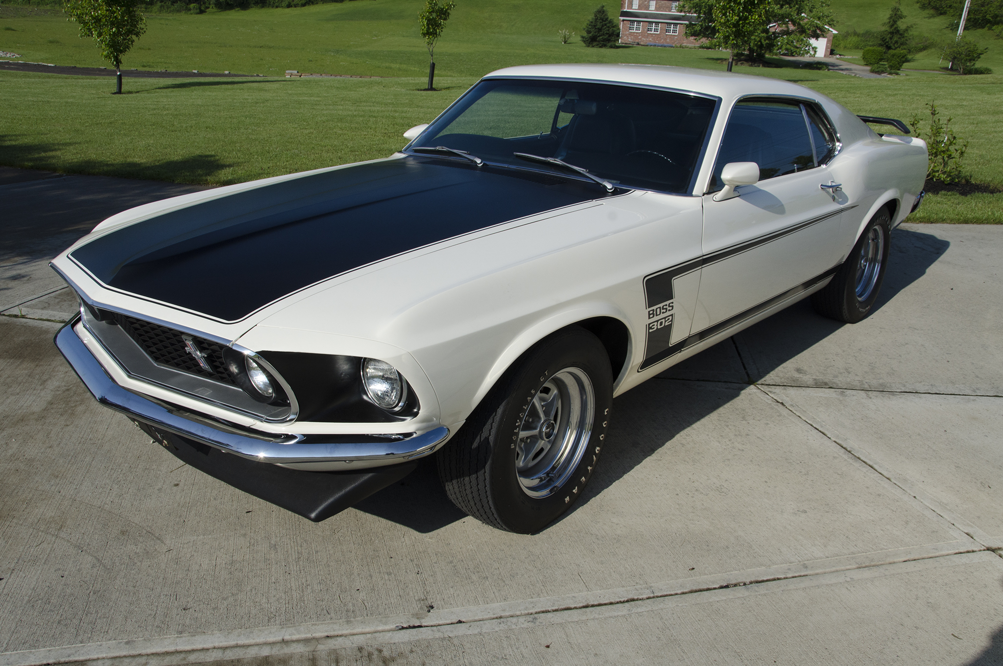 vehicles, ford mustang boss 302, 1969 ford mustang boss, car, ford mustang boss, ford mustang, ford, muscle car, white car cellphone