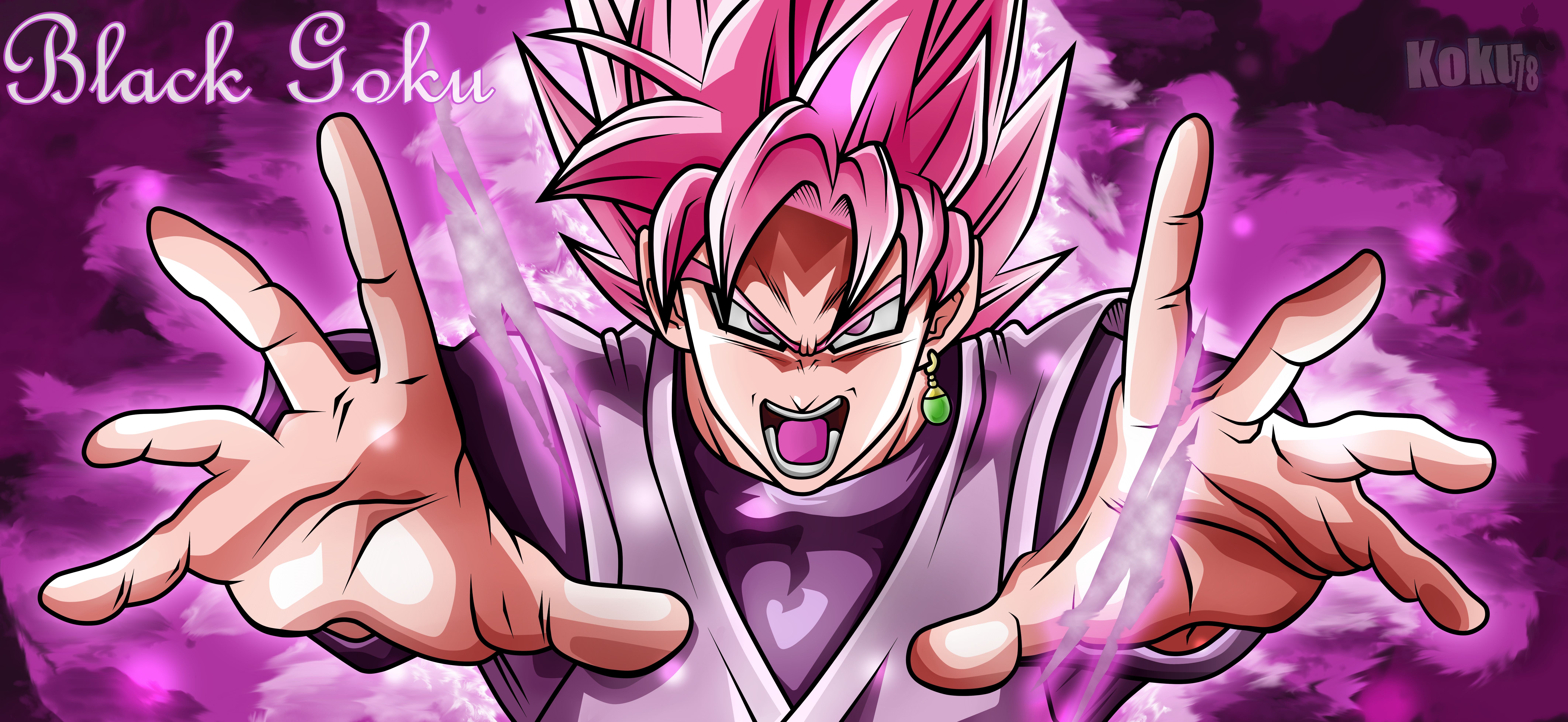 Wallpaper ID 583374  Dragon Ball Black Goku Super Saiyan Rosé Dragon  Ball Super 4K free download
