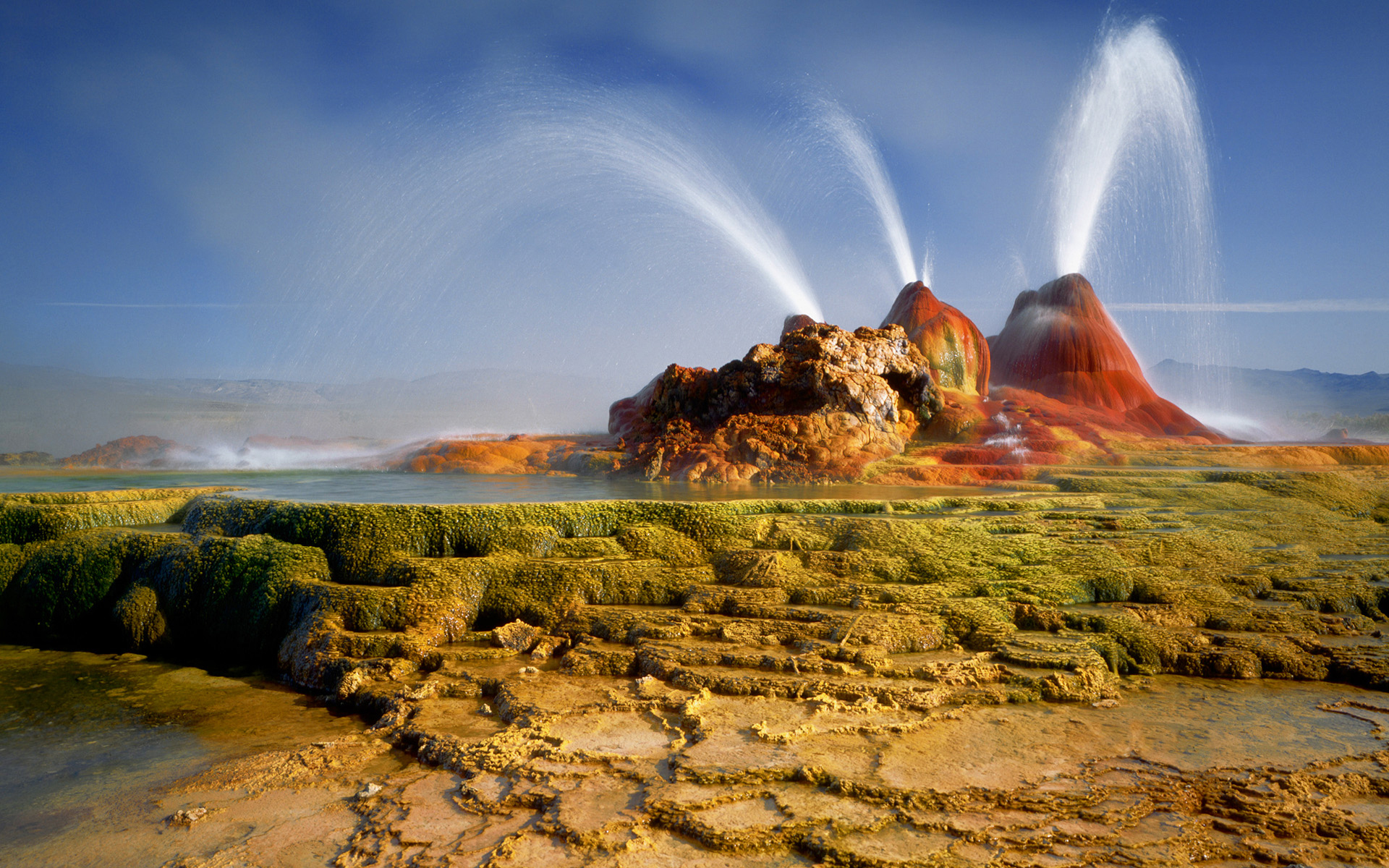 earth, geyser Aesthetic wallpaper