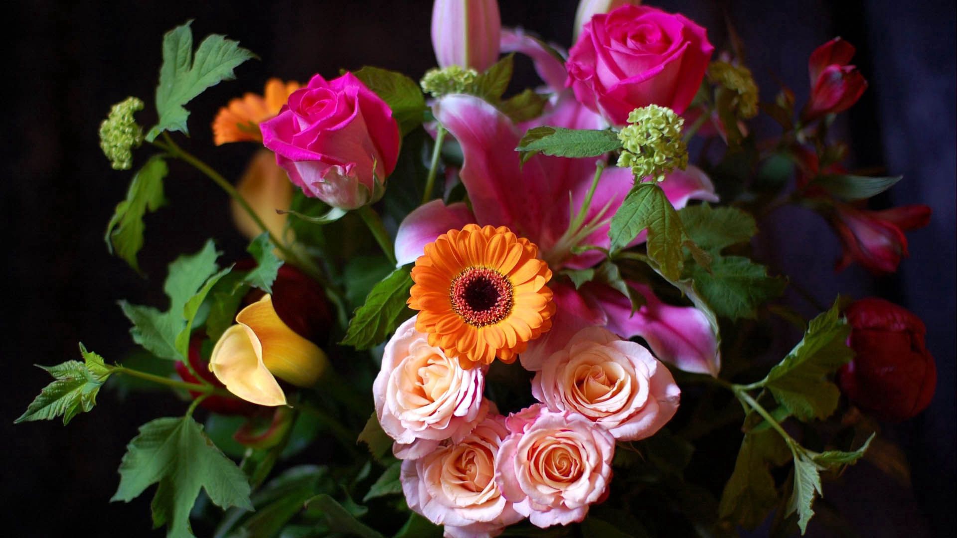 Букет цветов на рабочий стол