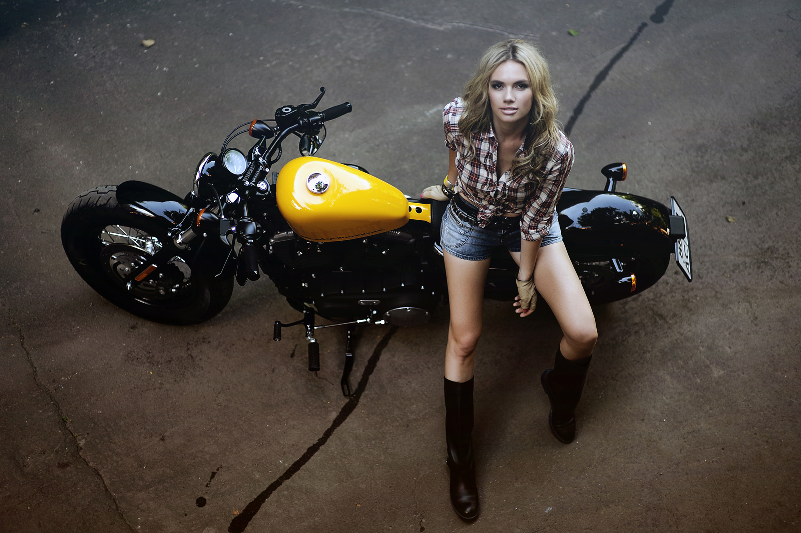 Анастасия Трегубова Harley Davidson
