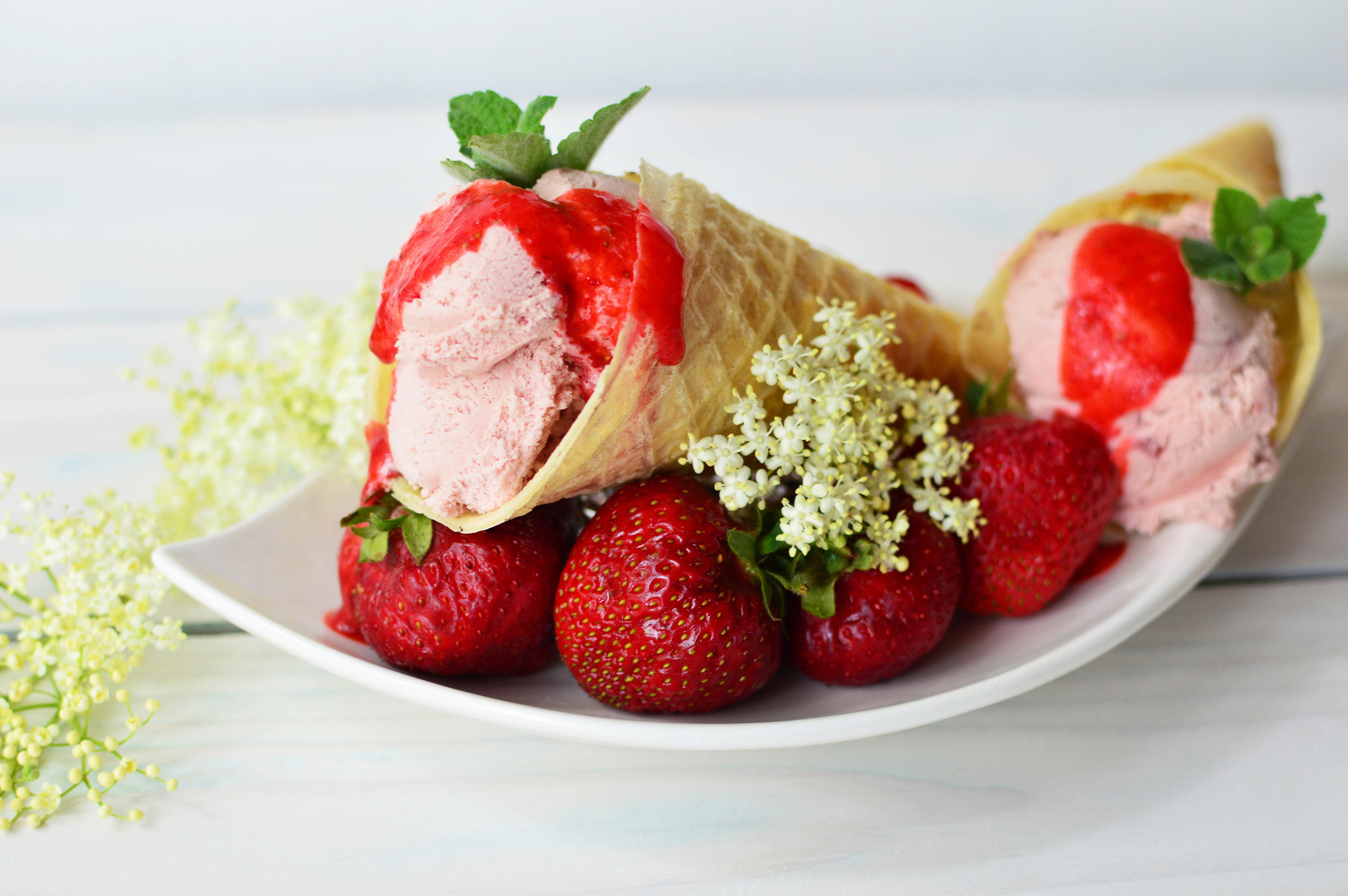 Strawberry ice cream steam фото 73