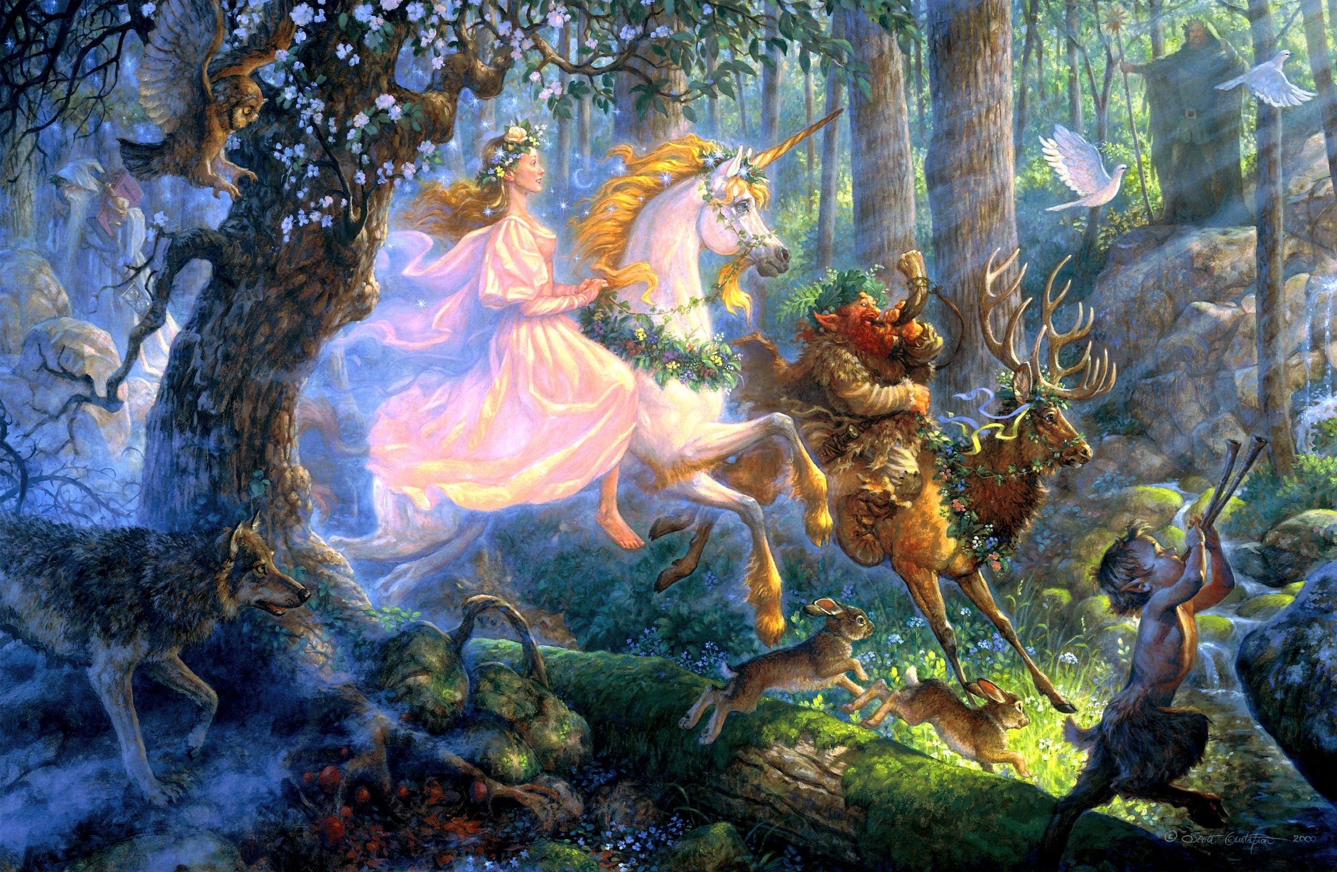 unicorn, fantasy, fantasy animals High Definition image