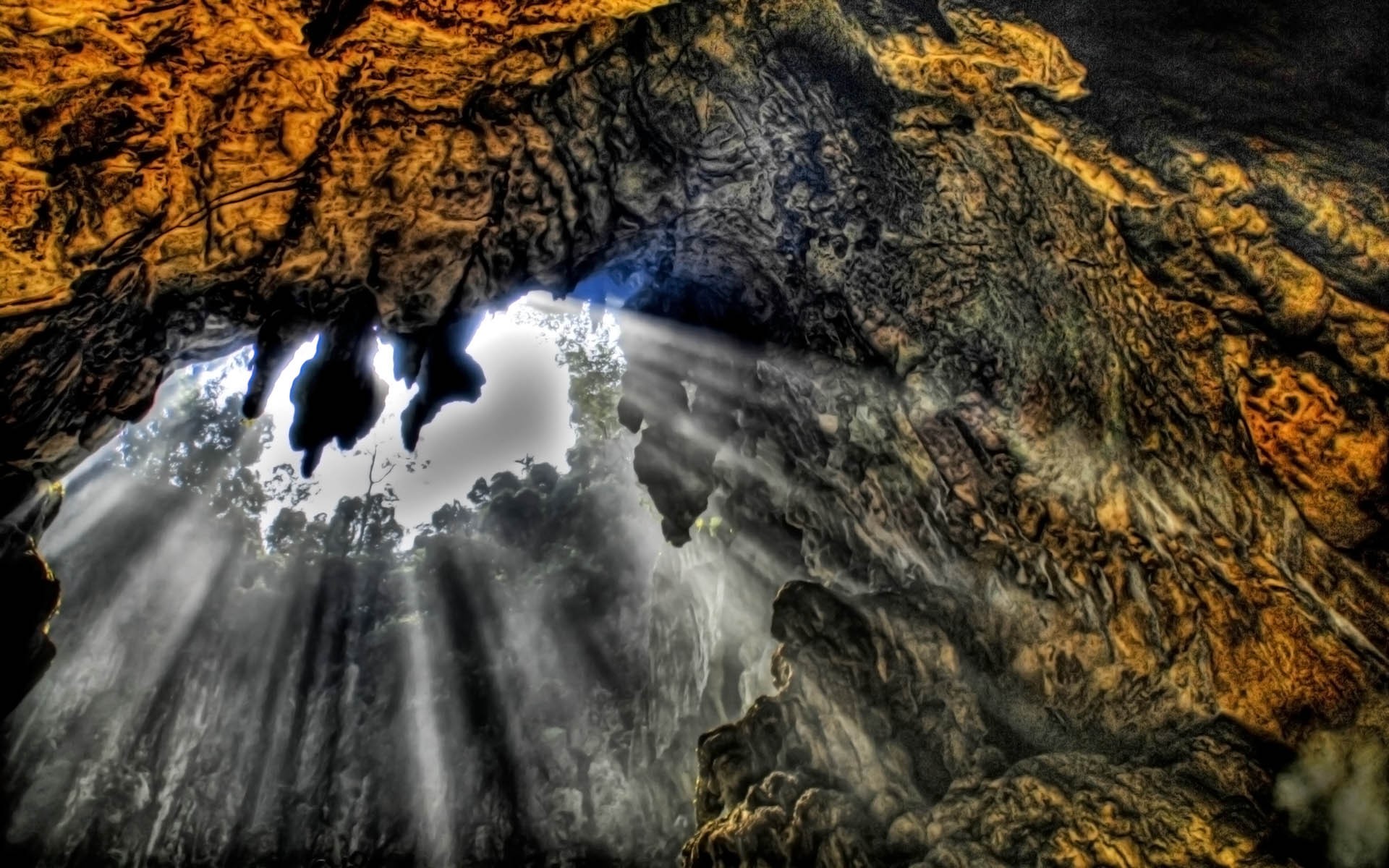 earth, cave, caves HD wallpaper