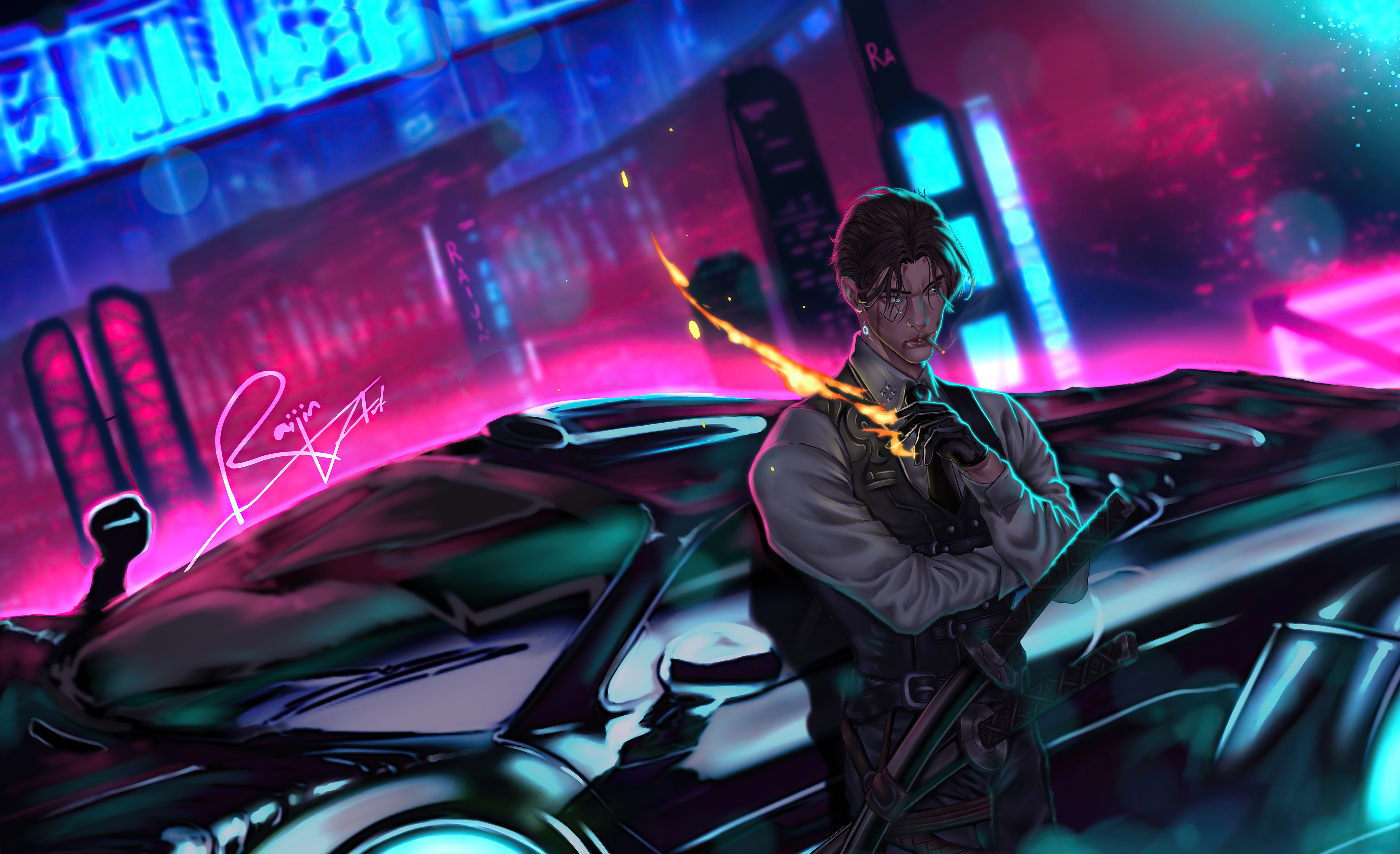 Cyberpunk oc art фото 101