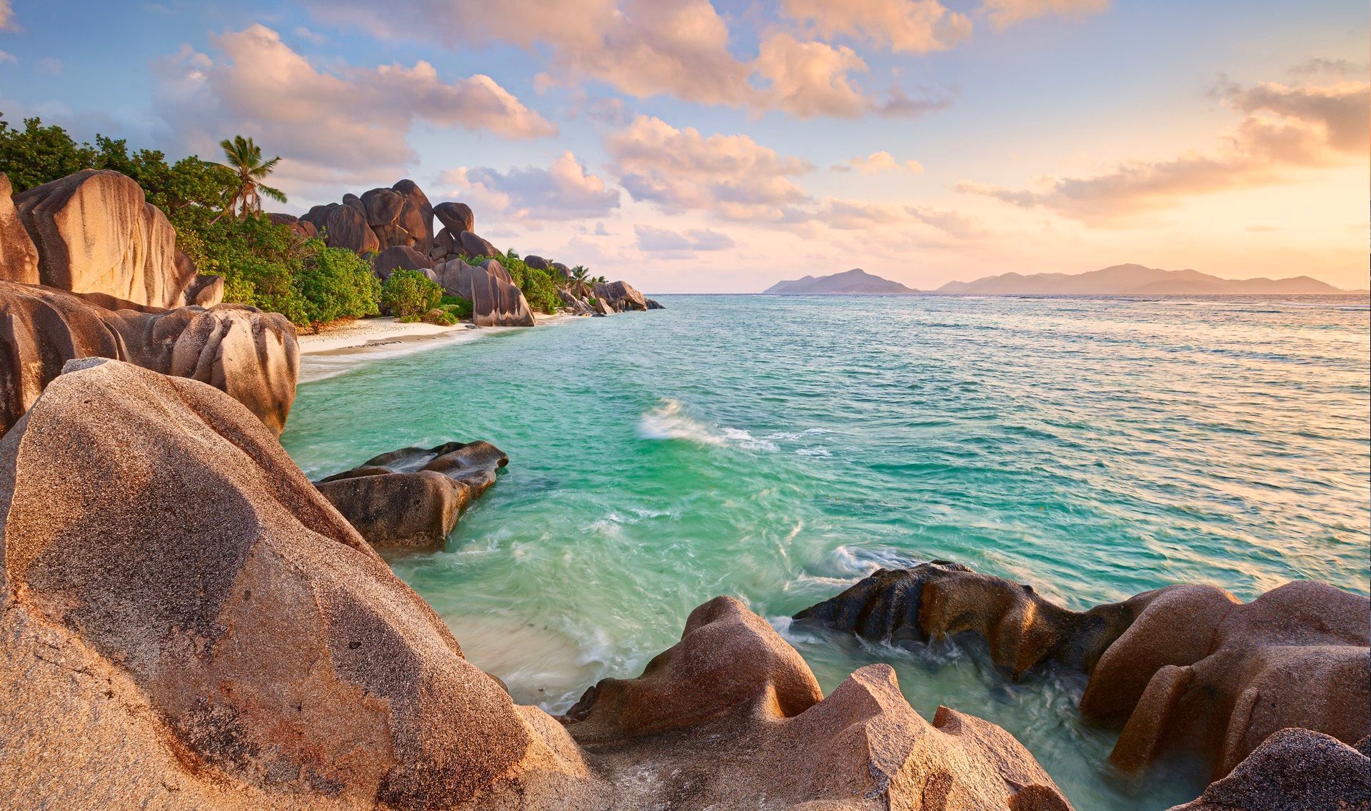 seychelles, earth, coastline, beach, coast, nature, tropical HD wallpaper