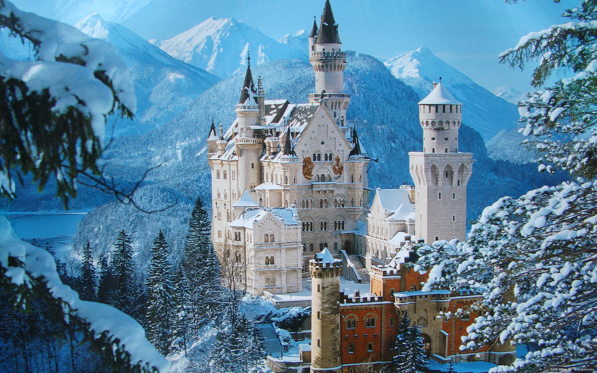 man made, neuschwanstein castle, castles Free Stock Photo