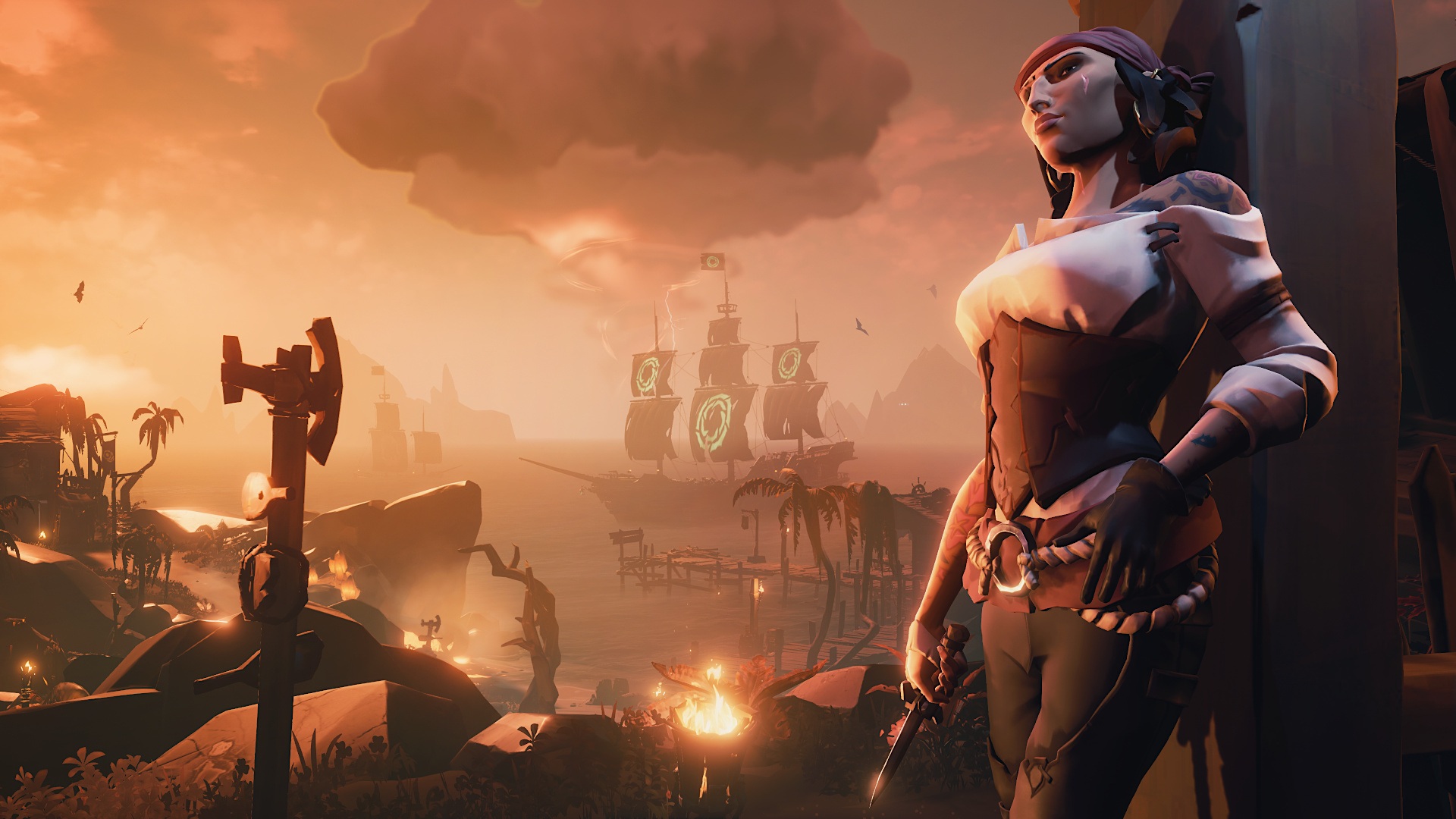 Sea of Thieves on X Weve whipped up a pair of wicked wallpapers in both  desktop and mobile formats to give your screens some supernatural Sea of  Thieves style heading into the