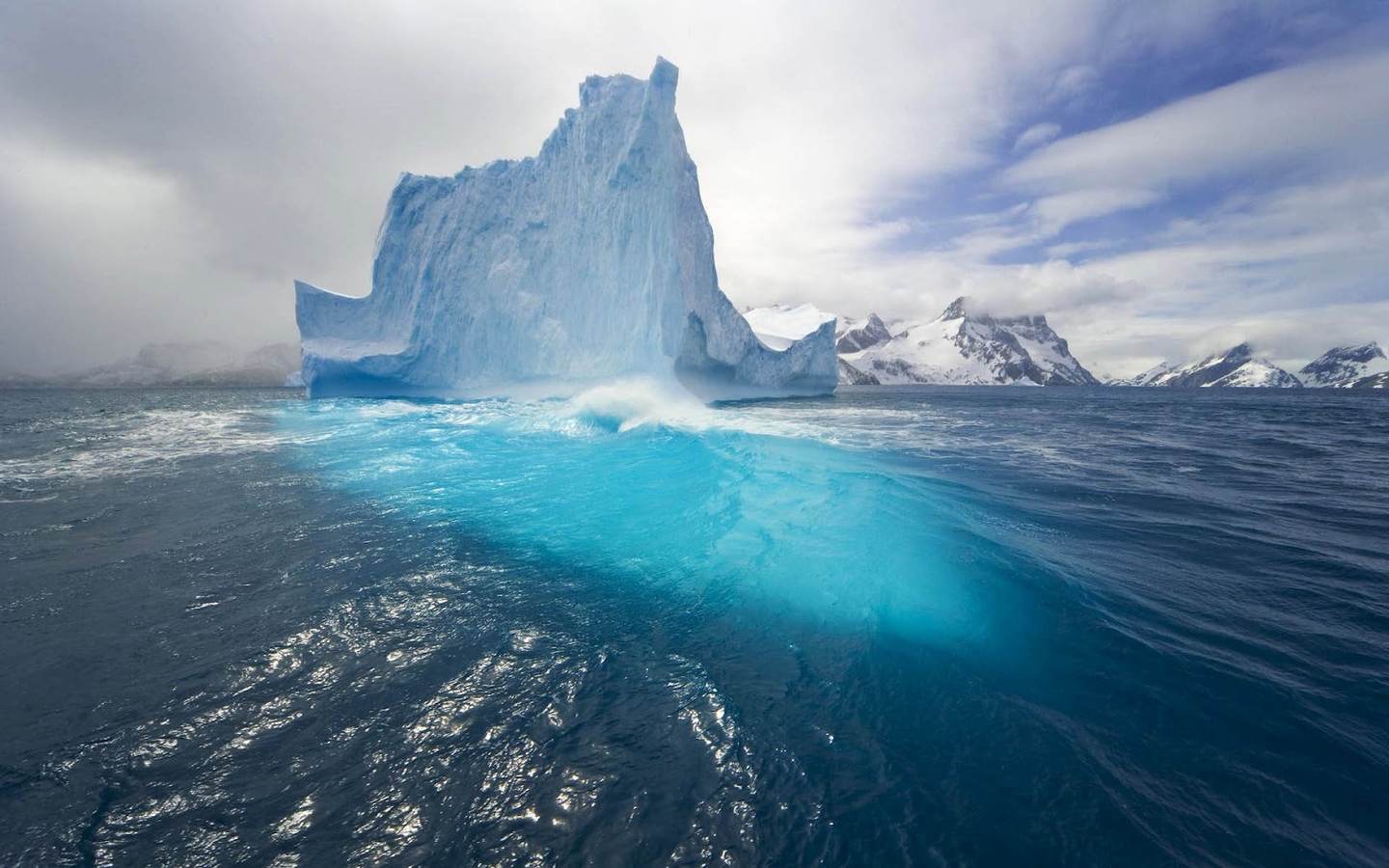 33807 baixar imagens paisagem, mar, icebergs - papéis de parede e protetores de tela gratuitamente