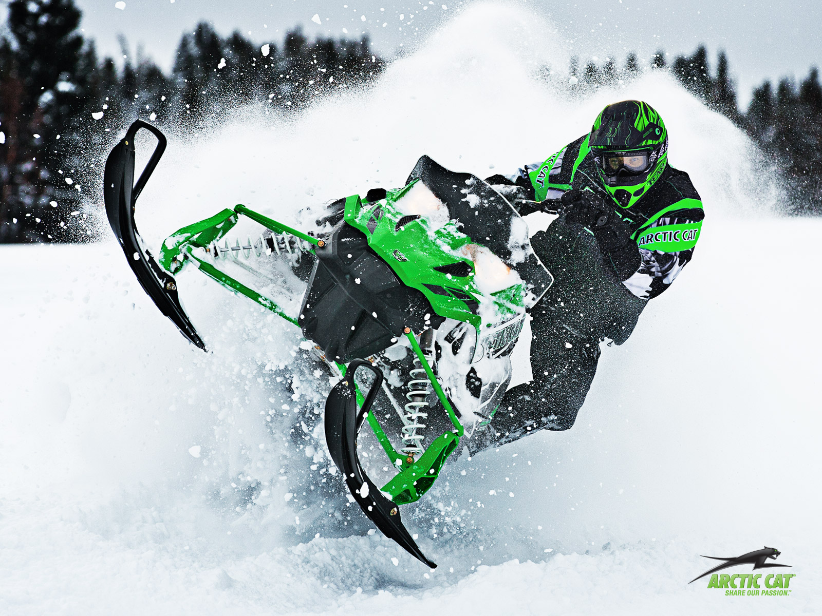 Free Snowmobile Background